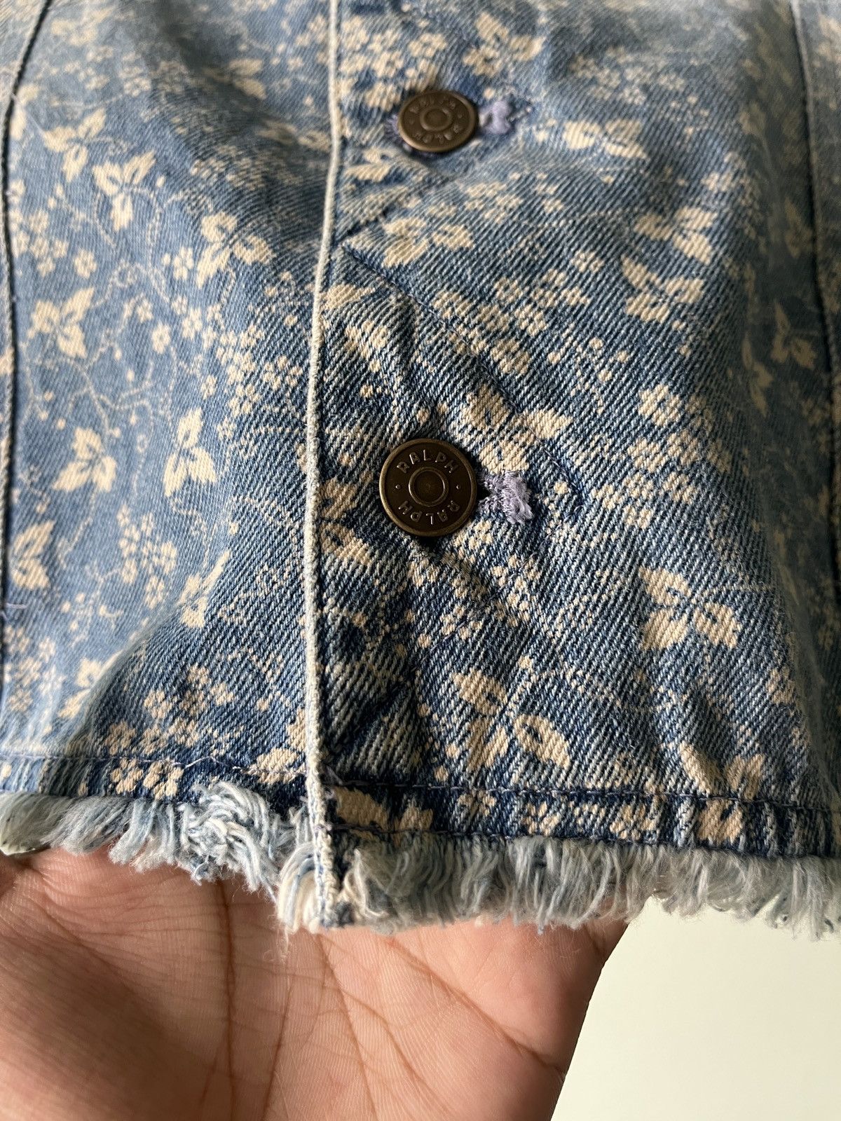 Designer × Ralph Lauren × Vintage Ralph Lauren Denim Jacket Women Size M / US 6-8 / IT 42-44 - 5 Thumbnail