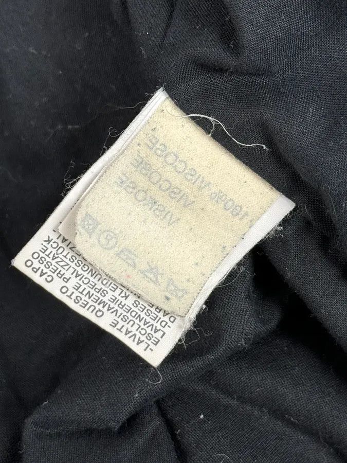 Moschino 2010s Moschino Black Hybrid Leather Perfecto Jacket Size US M / EU 48-50 / 2 - 11 Thumbnail