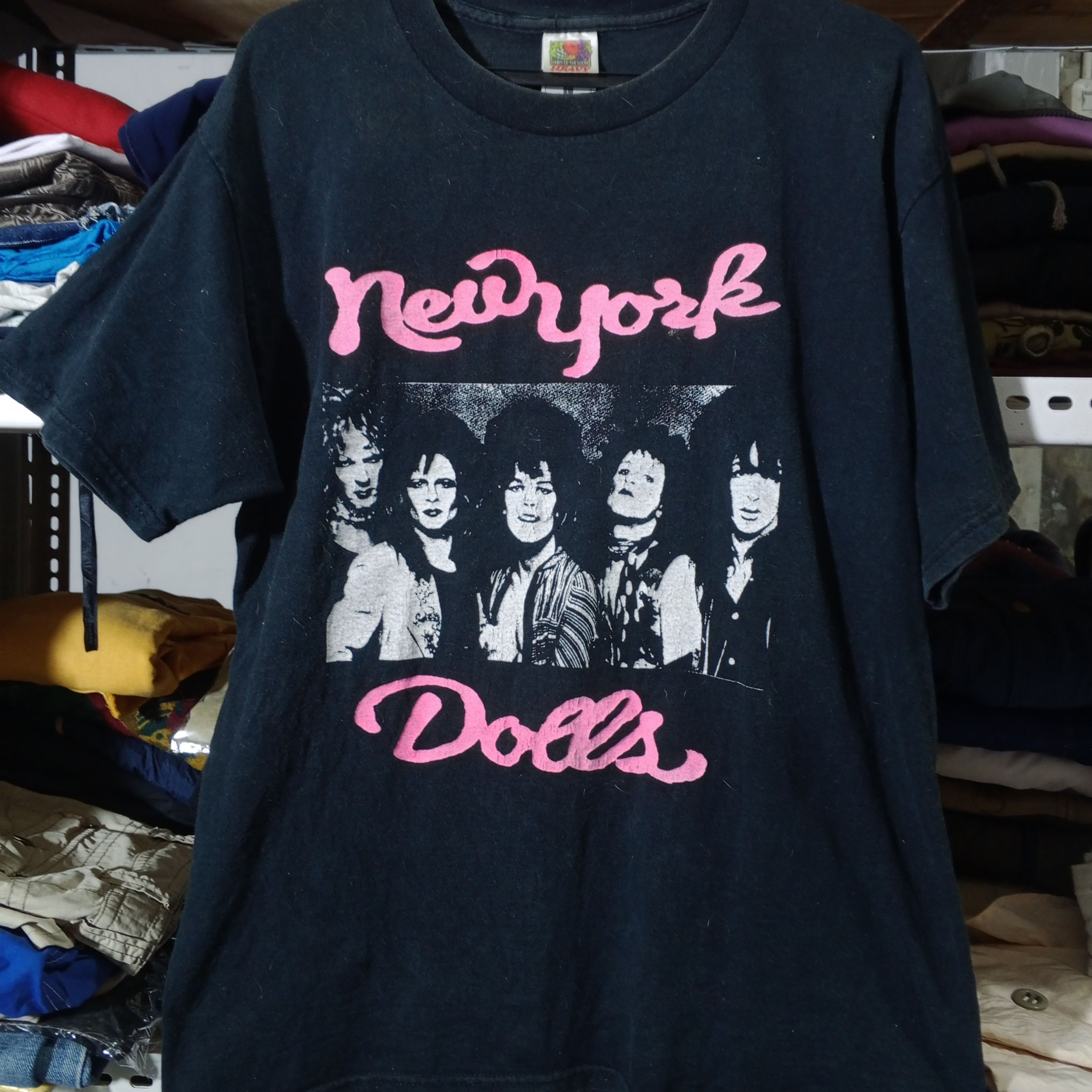 Band Tees Vintage New York Dolls Band Shirt Punk Shirt Size US L / EU 52-54 / 3 - 1 Thumbnail