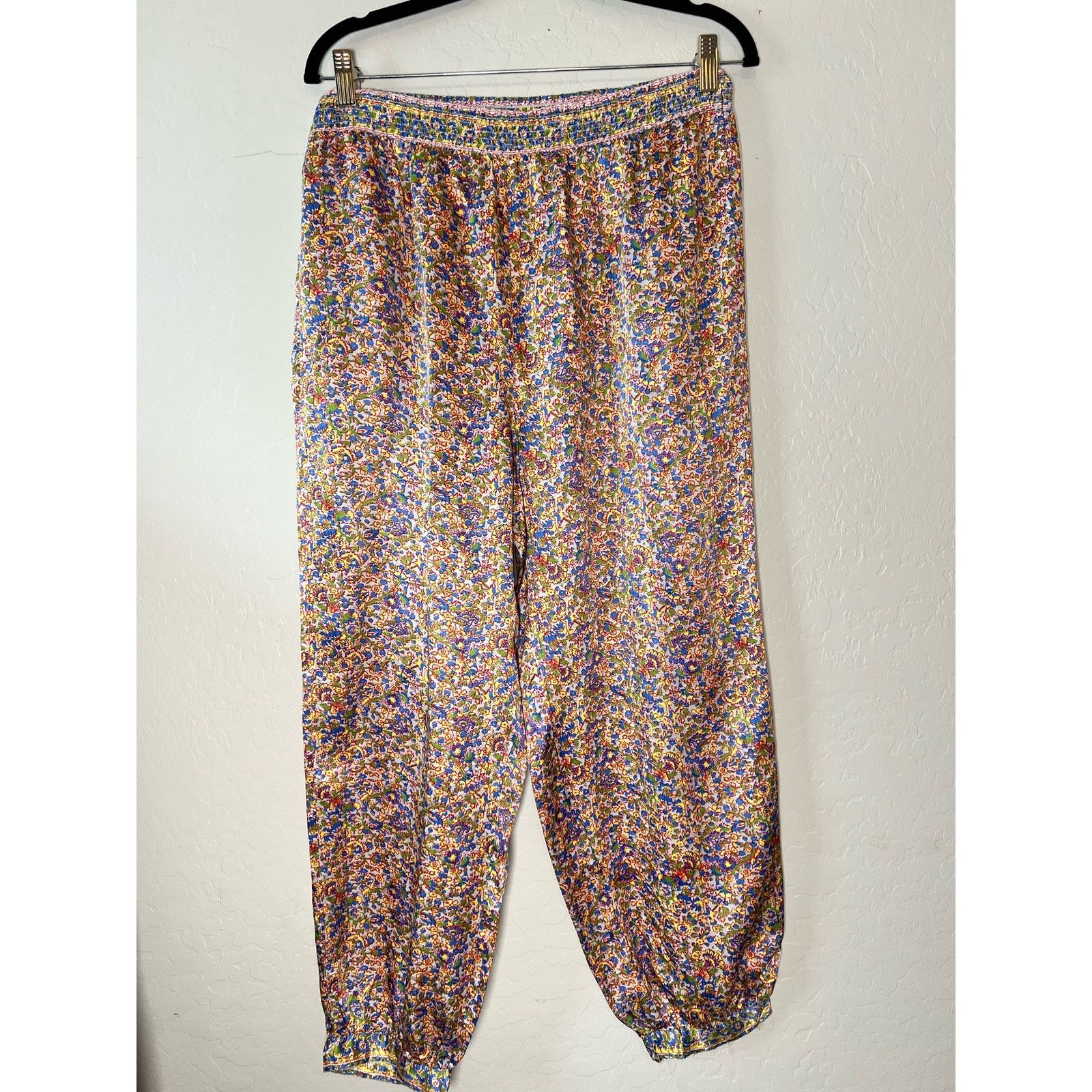 Zara Zara Flowy Floral Joggers Pants Size 30" / US 8 / IT 44 - 1 Thumbnail