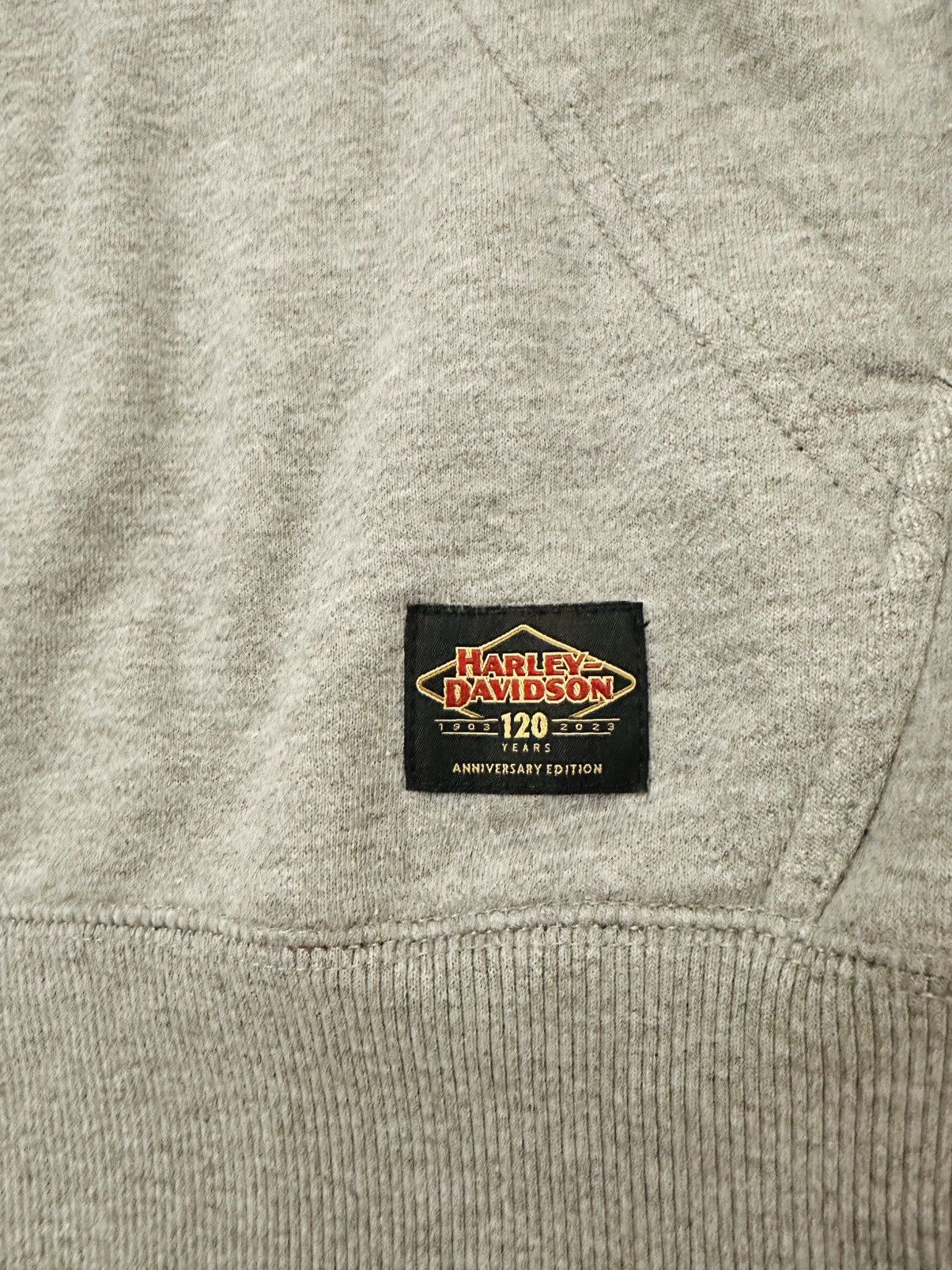 Harley Davidson Harley-Davidson Men's 2XL 120th Anniv. Full Zip Up Hoodie Size US XXL / EU 58 / 5 - 2 Thumbnail
