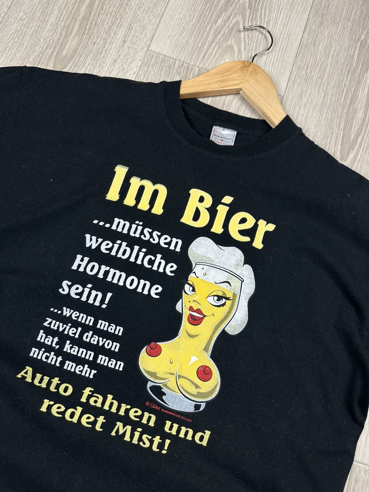 Vintage Beer T-Shirts Humor Vintage Crazy Logo Size US XL / EU 56 / 4 - 4 Thumbnail