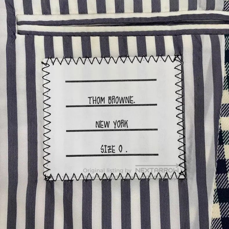 Thom Browne Thom Browne Single-Breasted Long Sleeve Suit Jacket Size US XS / EU 42 / 0 - 6 Thumbnail