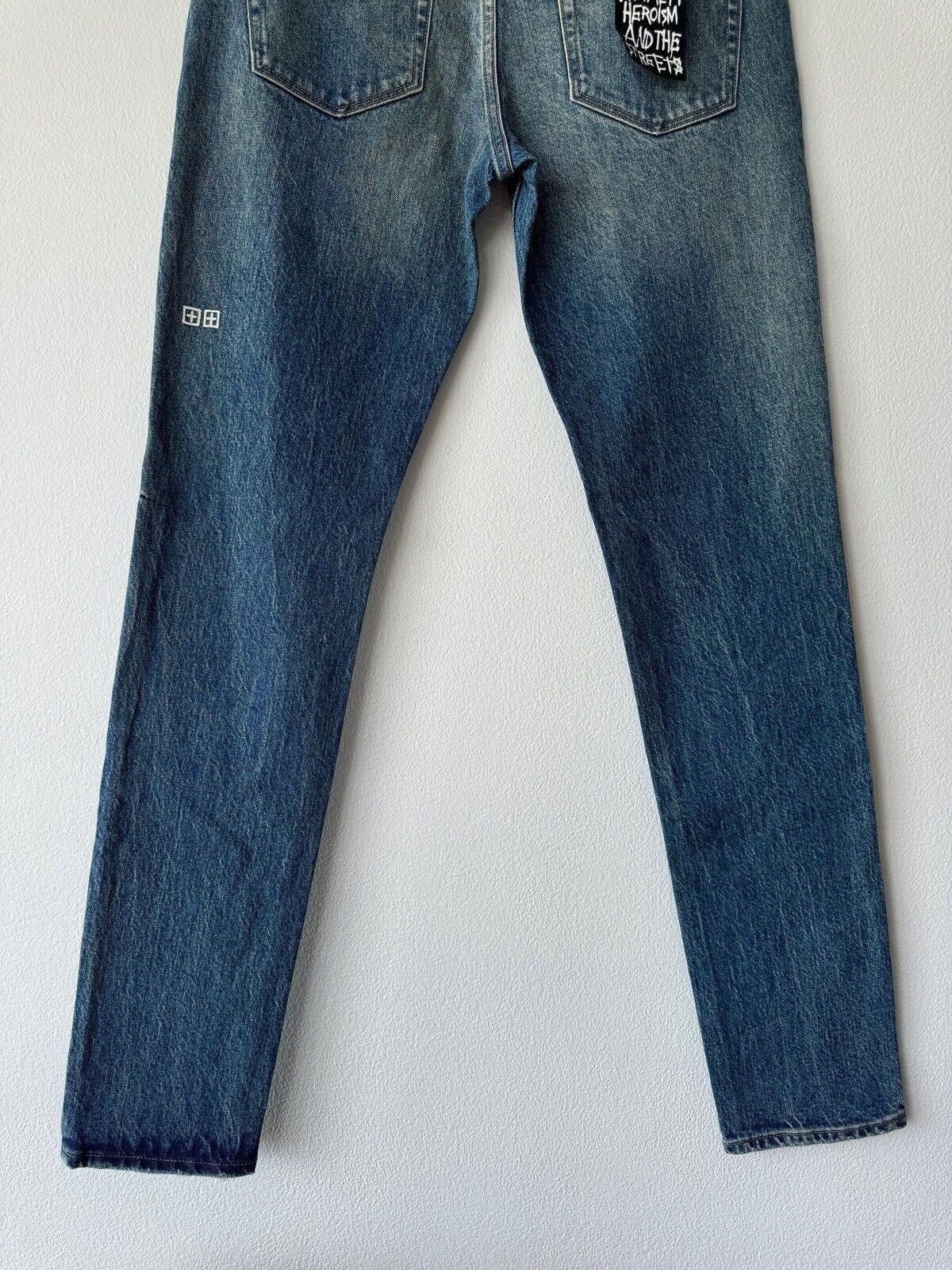 Ksubi new Ksubi mens denim jean chitch slim 32 chronicle blue Size US 32 / EU 48 - 7 Thumbnail