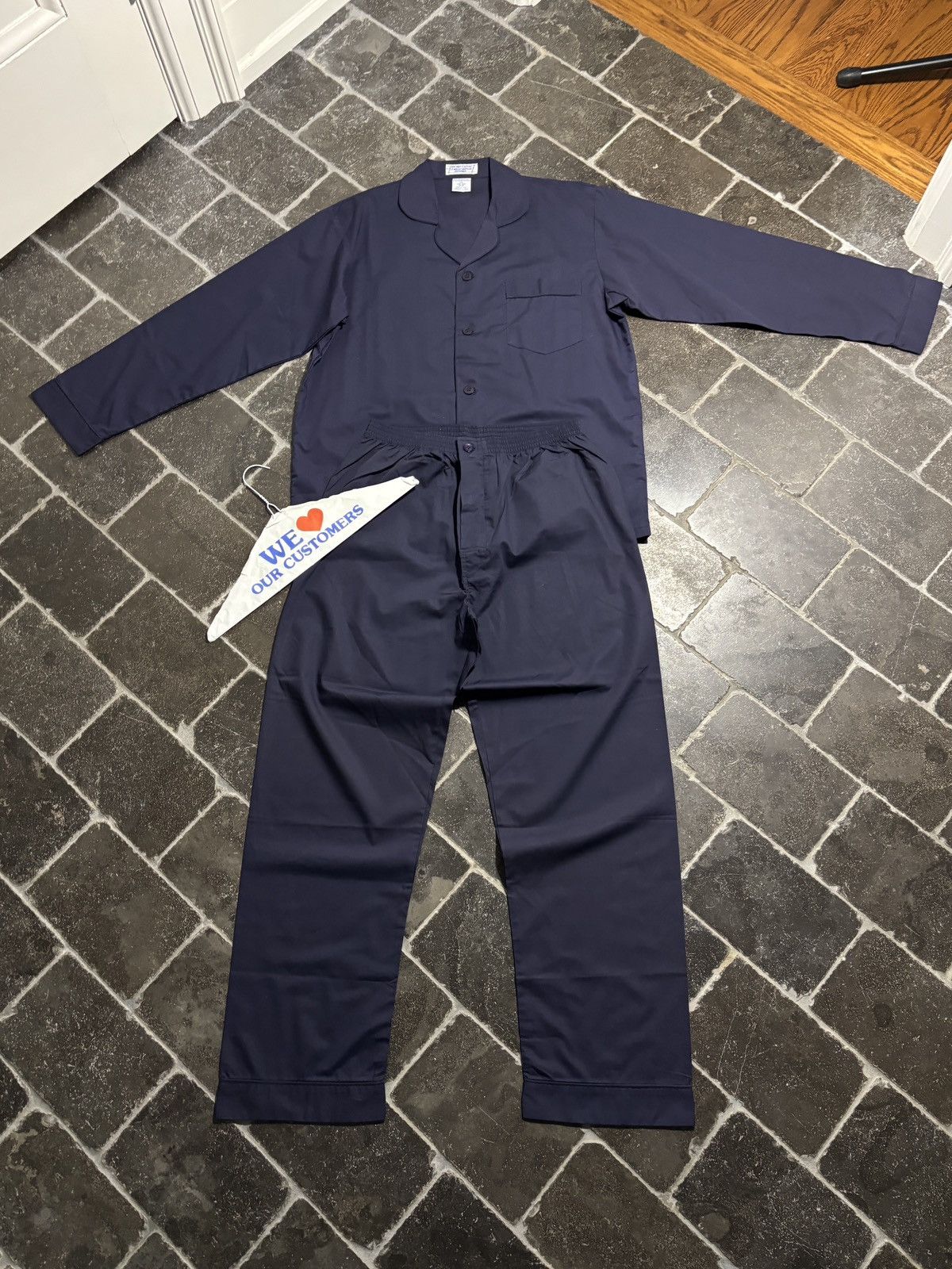 Sears Vintage Sears Pyjamas Matching Pajama Set Two Piece 80s 90s Size US 30 / EU 46 - 1 Thumbnail