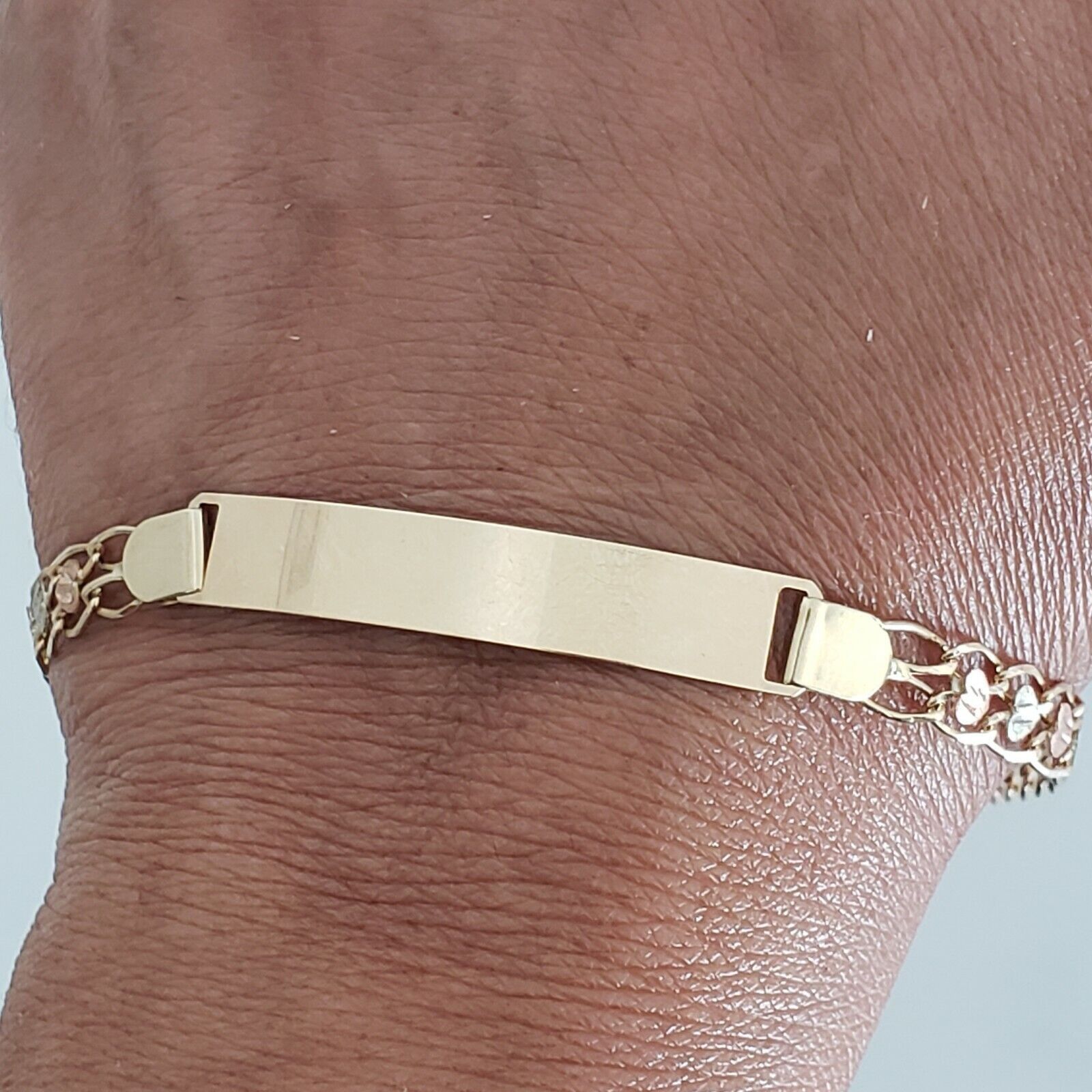 Other Womans real 10k Tri Gold bracelet Size ONE SIZE - 4 Thumbnail