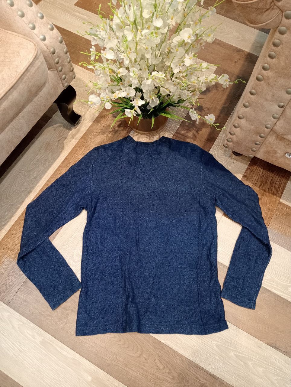 Blue Blue Japan BLUE BLUE JAPAN INDIGO LONG SLEEVE TSHIRT Size US S / EU 44-46 / 1 - 8 Thumbnail