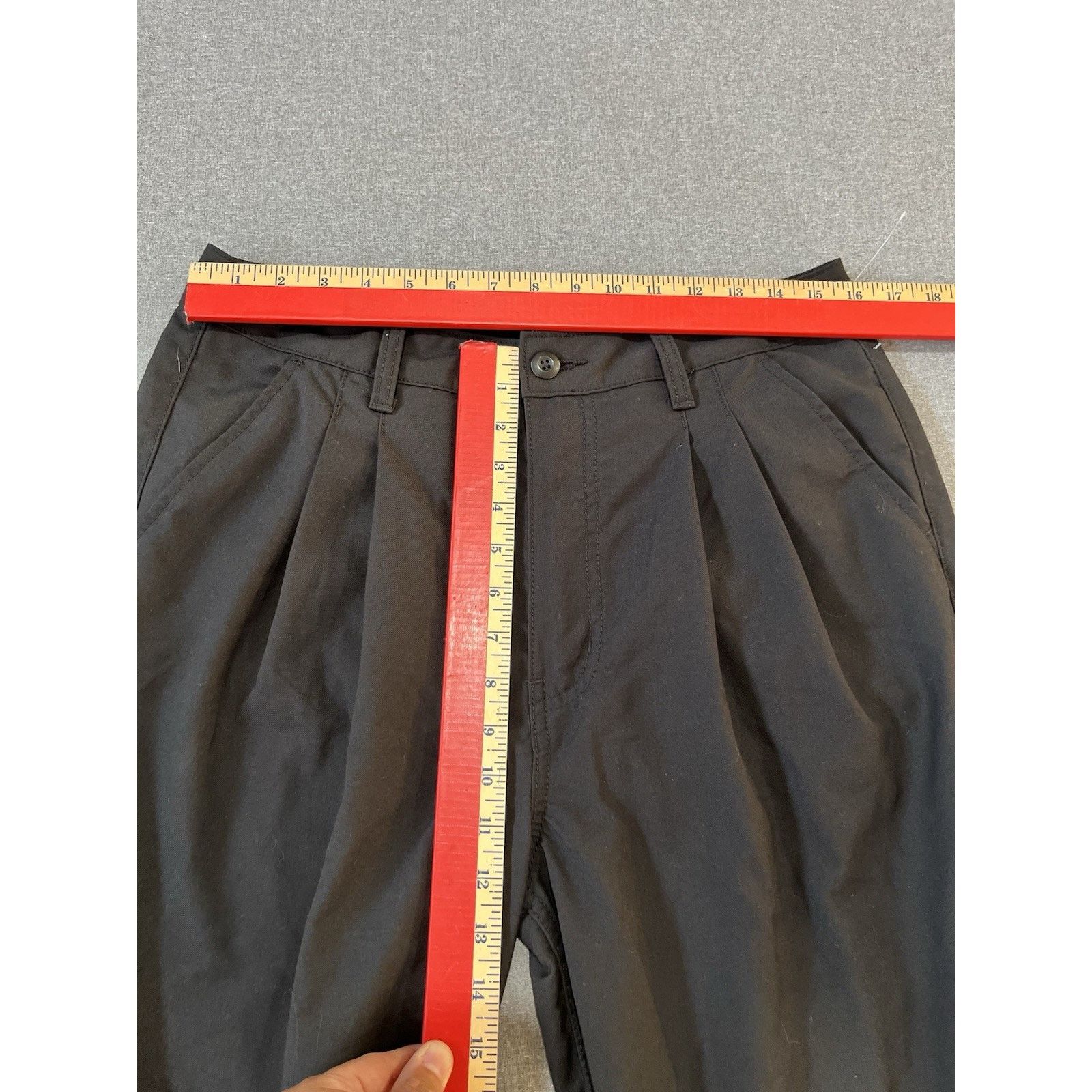 Vans VANS Pants Mens 29 Black Chino Straight Loose Fit Pockets Size US 29 - 6 Thumbnail