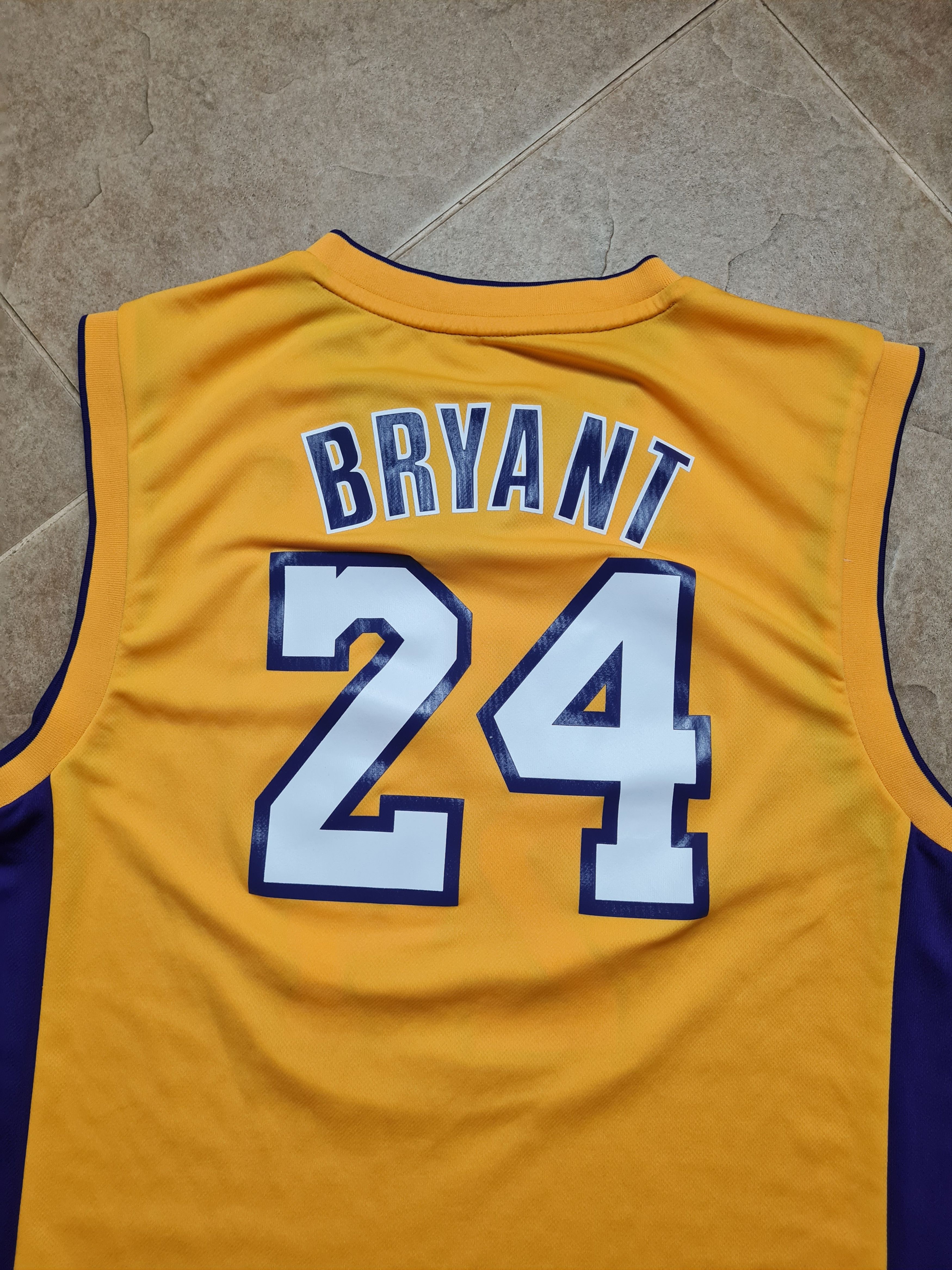 Adidas Adidas NBA Lakers #24 Bryant 2013 Yellow Men’s Shirts Size M Size US M / EU 48-50 / 2 - 11 Thumbnail