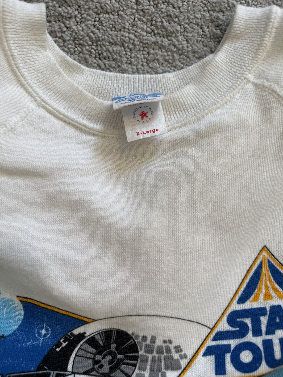 Disney × Star Wars × Vintage RARE Vintage 1986 Star Tours Crewneck Size US XL / EU 56 / 4 - 5 Thumbnail