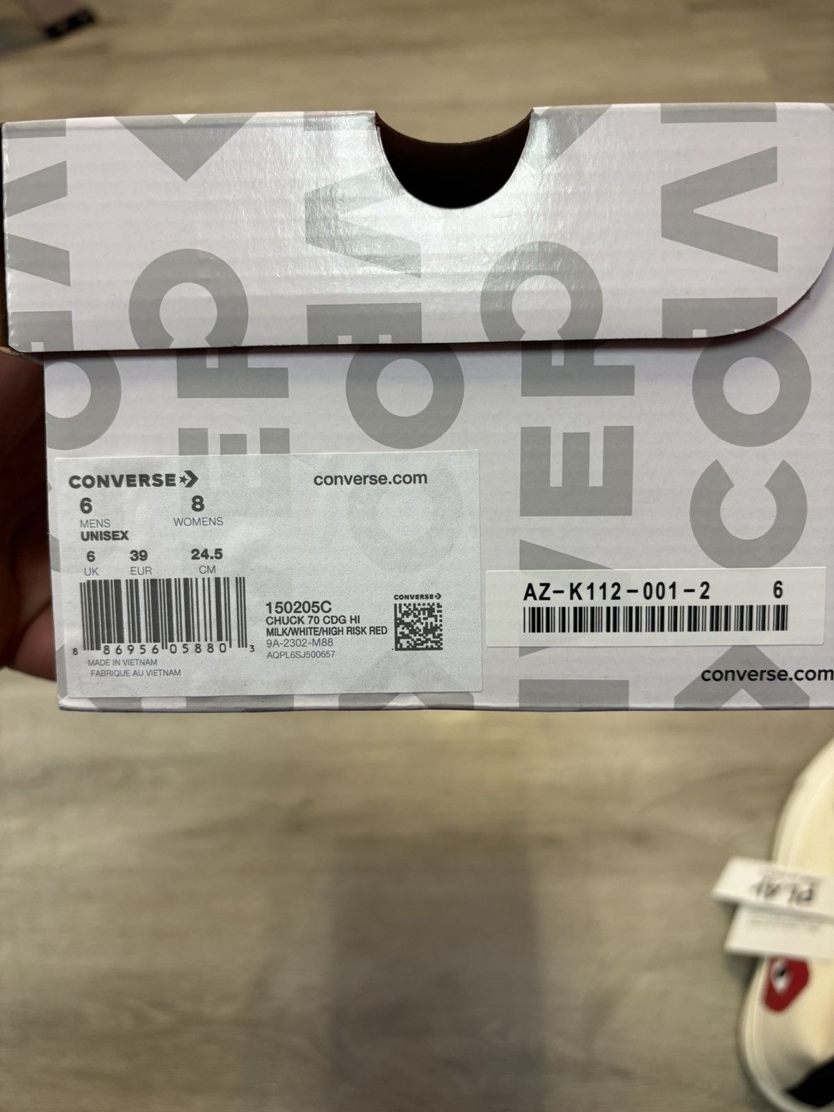 CDG by Comme des Garcons × Converse Play Converse ‘70 High Size US 6 / EU 39 - 5 Thumbnail