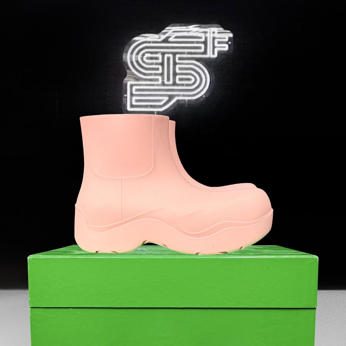 Bottega Veneta Puddle Boots Pink | Grailed