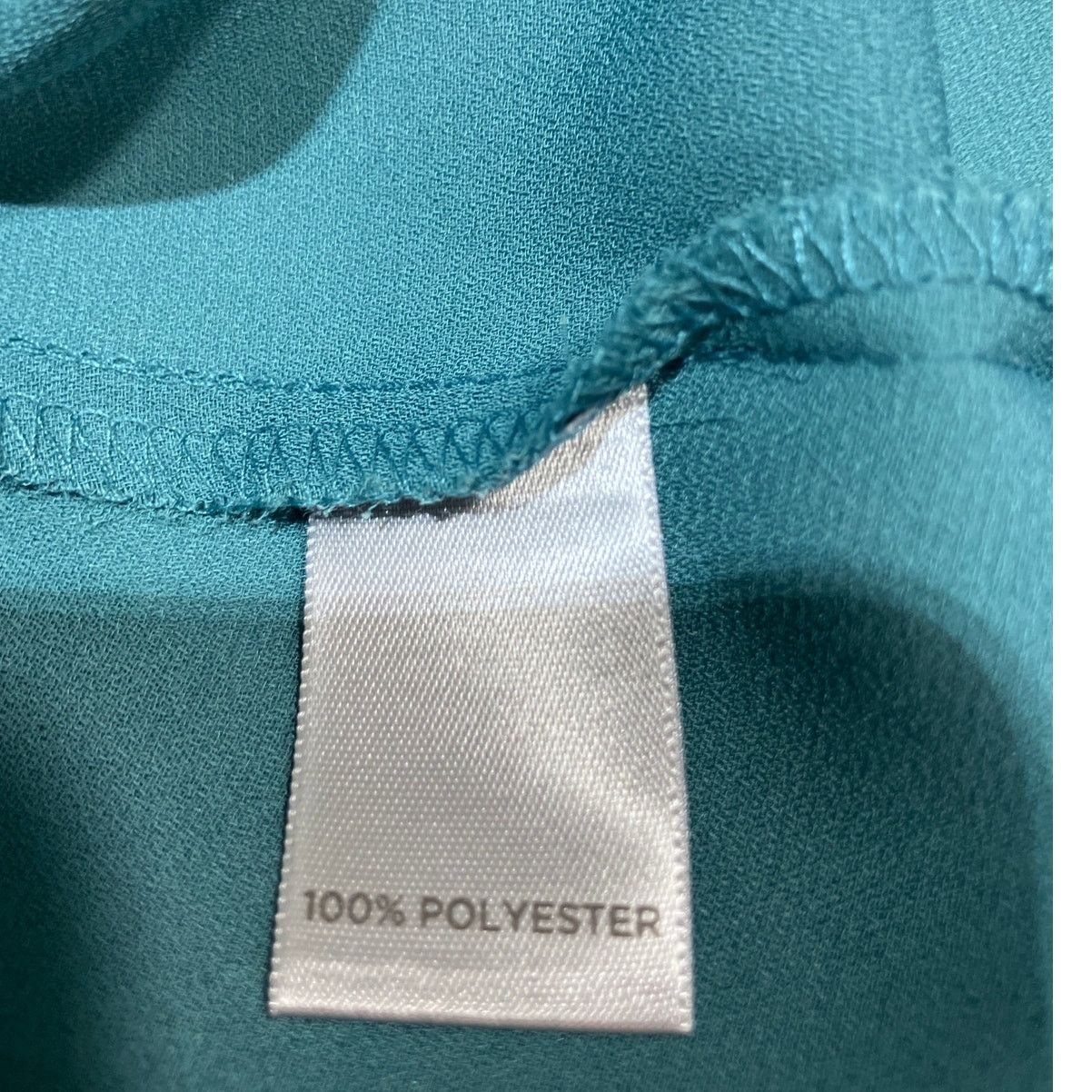 Avenue Avenue Boho Teal Keyhole ¾ Bell Sleeve Tunic Blouse 18/20 Size XXL / US 16-18 / IT 52-54 - 8 Thumbnail
