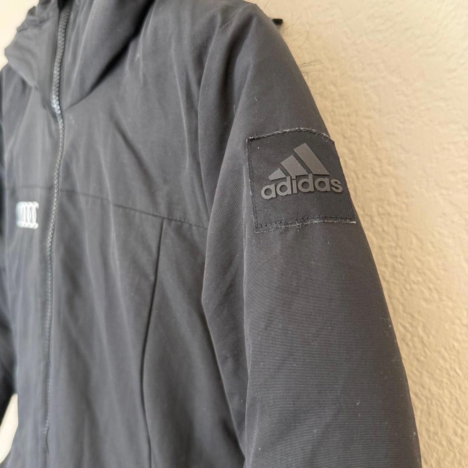 Other Adidas Jacket Women’s S Black Audi Hoodie Parka RARE Size S / US 4 / IT 40 - 3 Thumbnail