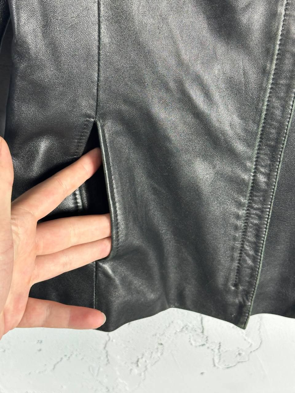 Leather Vintage Avantgarde Biker Cropped Leather Jacket Size US S / EU 44-46 / 1 - 6 Thumbnail