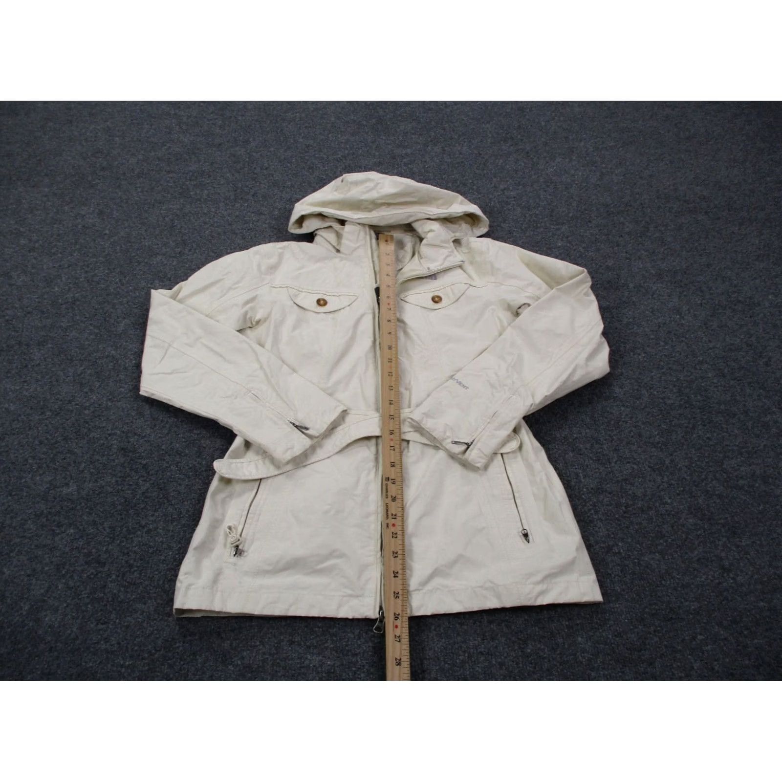 The North Face The North Face Jacket Women M White Nylon Hyvent Hoody Outdoors Hiking Camping Size M / US 6-8 / IT 42-44 - 3 Thumbnail