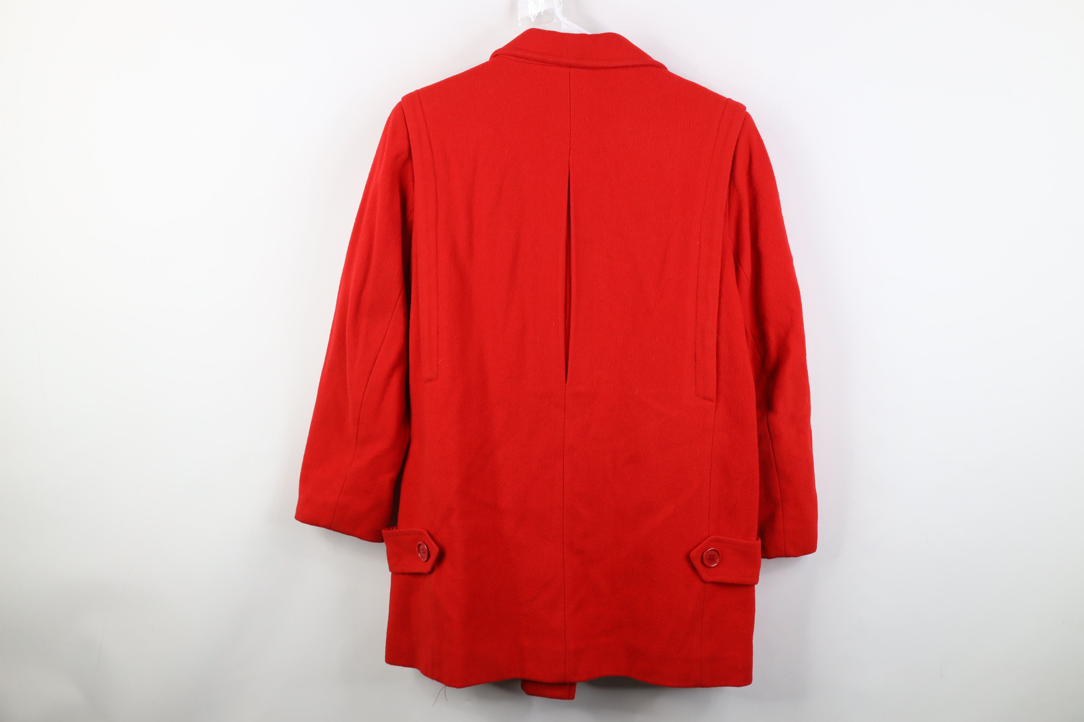 Vintage Vintage 60s 70s Streetwear Breasted Peacoat Jacket Red USA Size L / US 10 / IT 46 - 15 Thumbnail