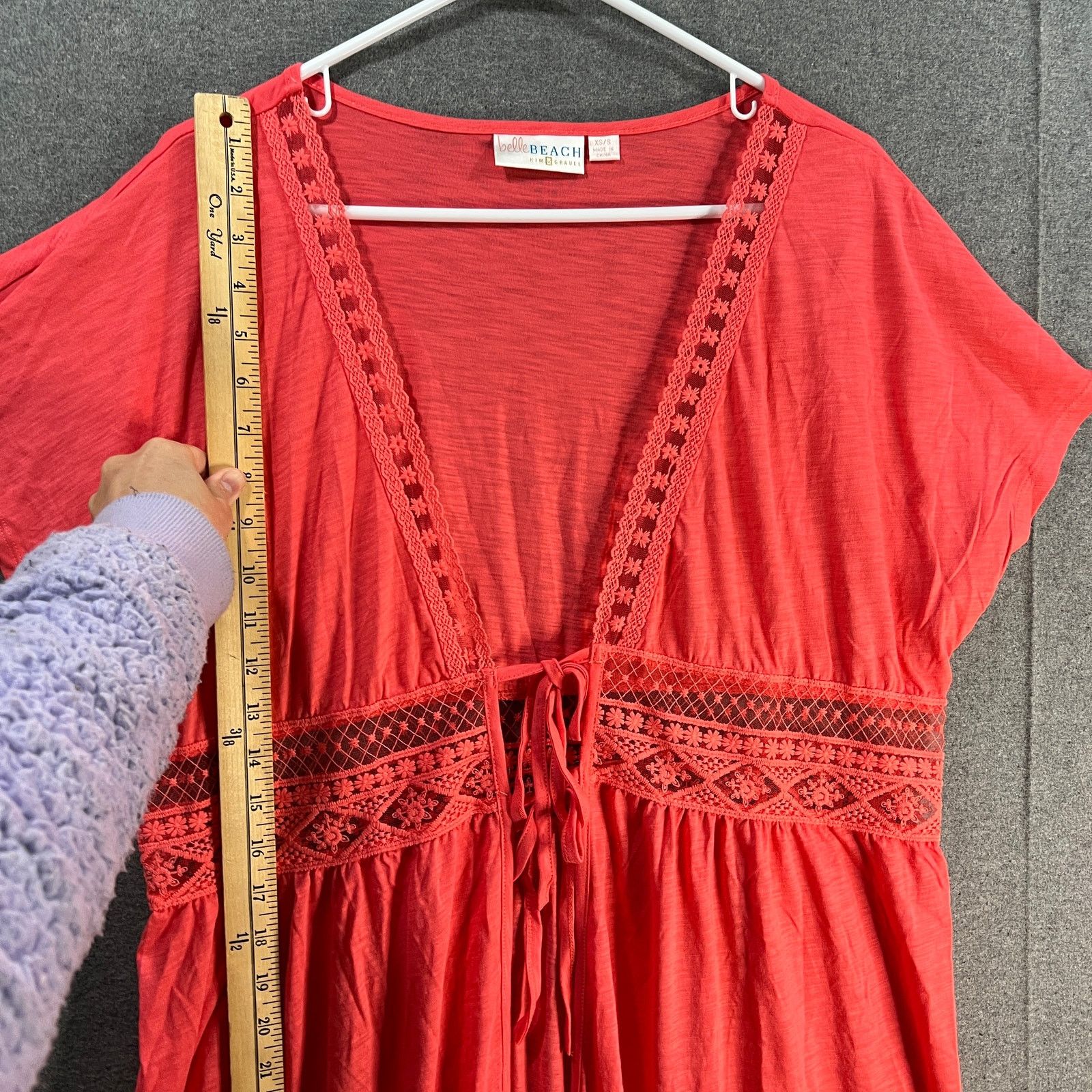 Other Belle Beach by Kim Gravel Regular Slub Knit Tie Front Size S / US 4 / IT 40 - 12 Thumbnail