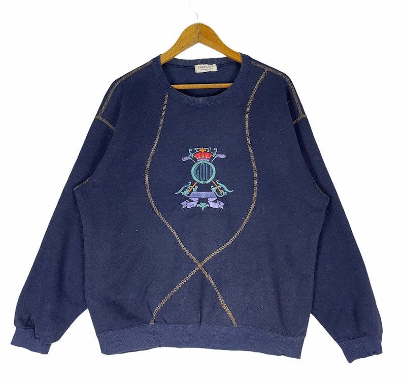 Golf le Fleur × Vintage Vintage!! Golf Forecast Embroidery Crewneck Sweatshirt Size US L / EU 52-54 / 3 - 1 Thumbnail