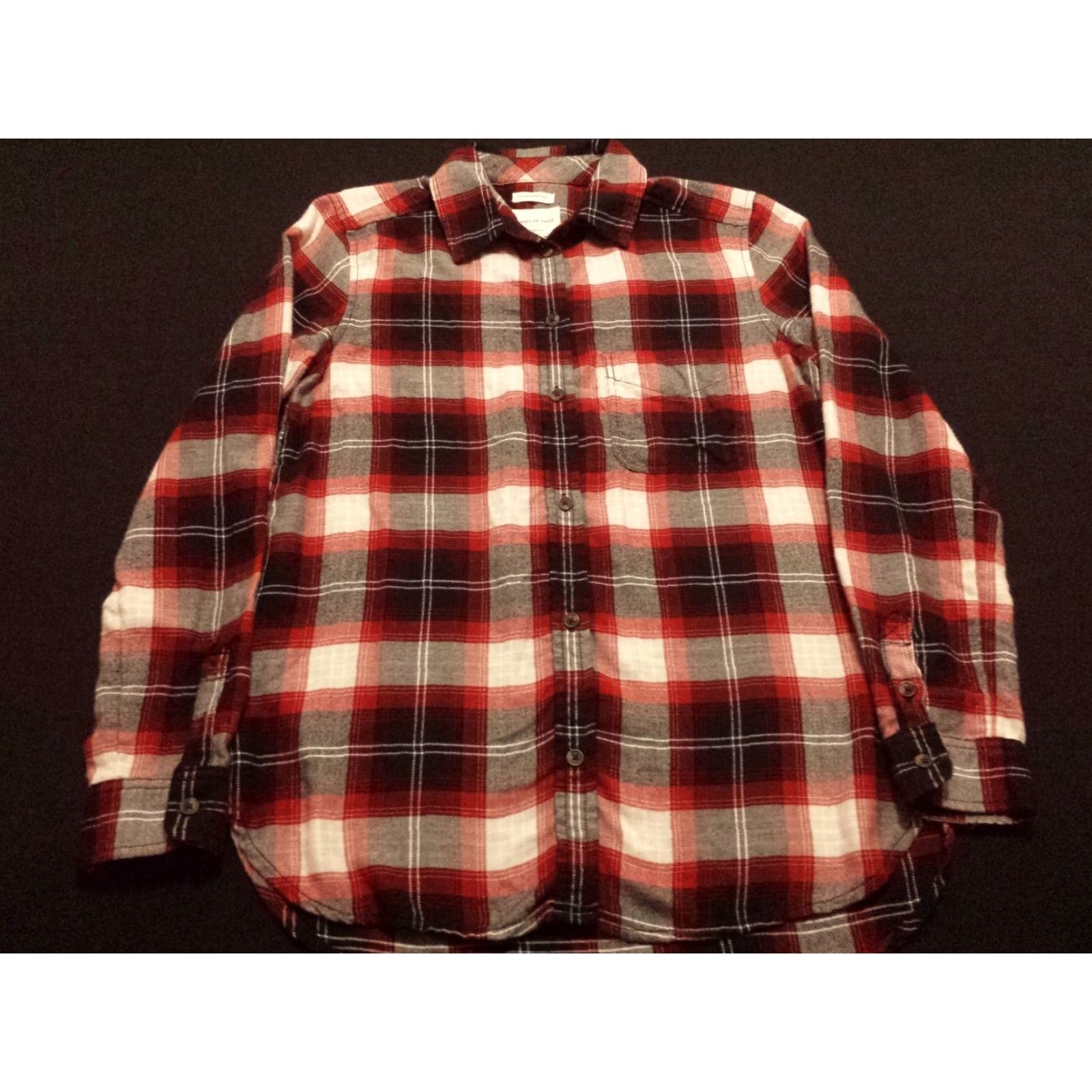 American Eagle Outfitters American Eagle Outfitters Shirt XS Multicolor Plaid Long Sleeve Button-Front Womens XS Size XS / US 0-2 / IT 36-38 - 3 Thumbnail