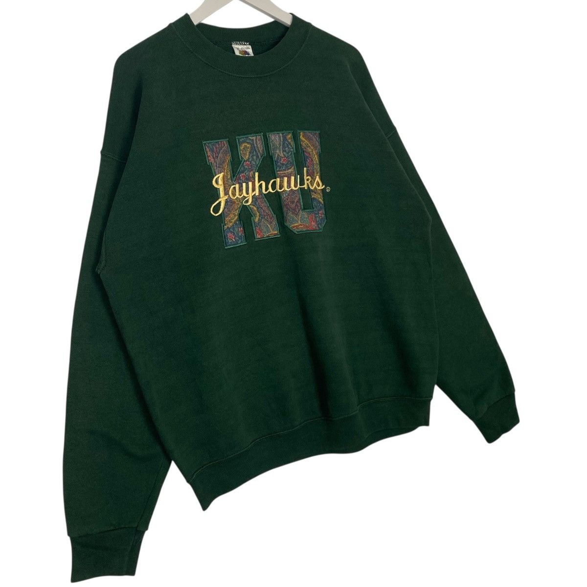 Other Vintage 90s Kansas University Jayhawks Sweatshirt Size XL Size US XL / EU 56 / 4 - 3 Thumbnail