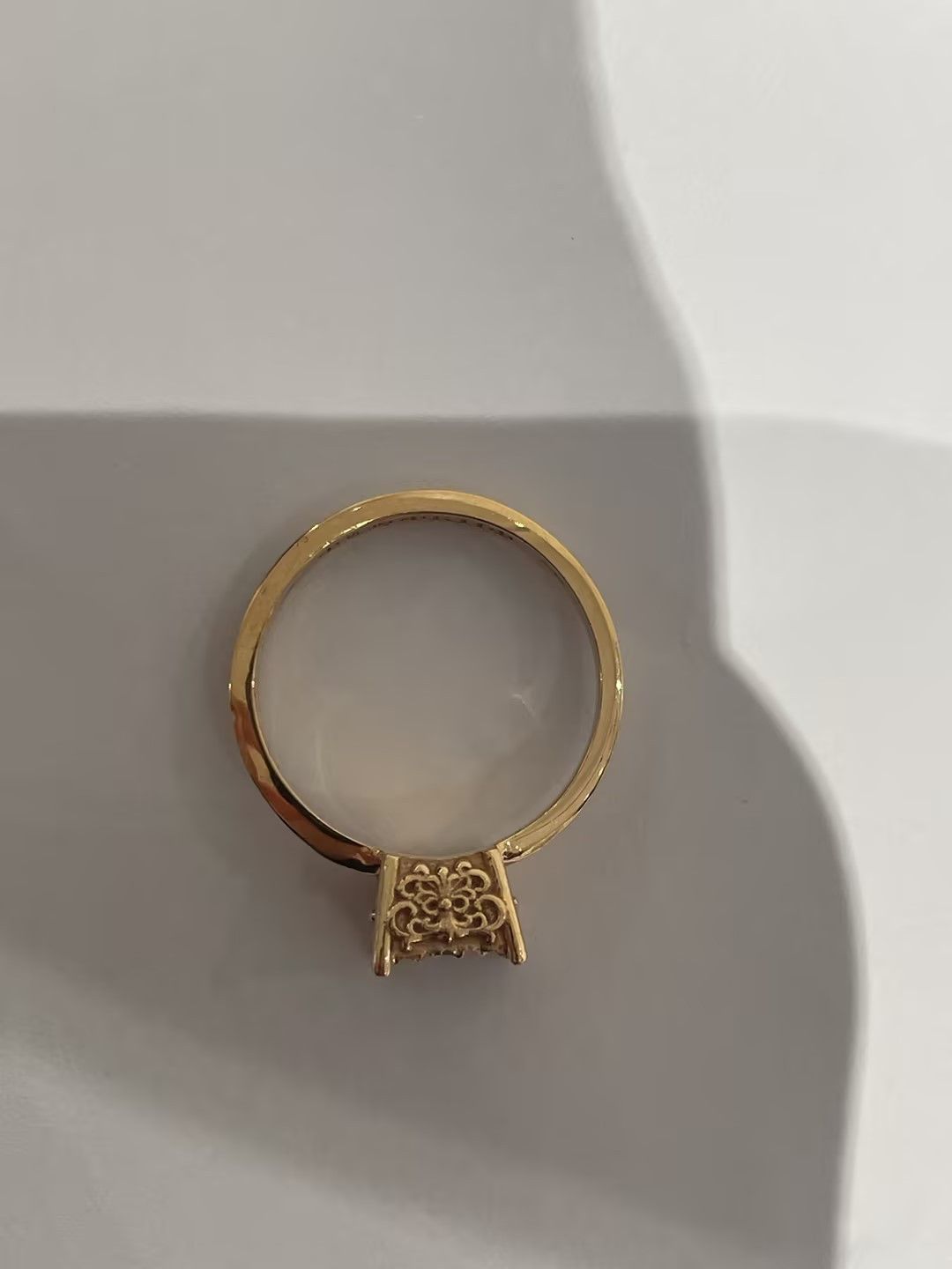Chrome Hearts Chrome Hearts 22k Gold Emerald KH Cocktail Ring Size ONE SIZE - 9 Thumbnail