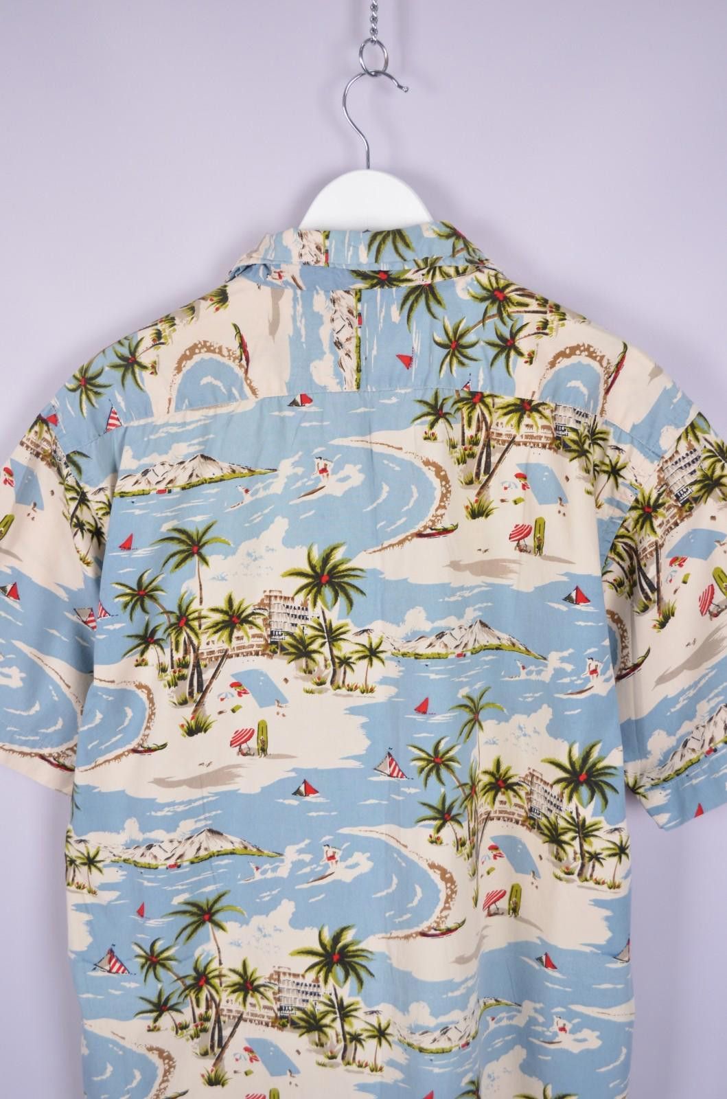Designer Vintage Armando Cargo Aloha Hawaiian Shirt Size L Size US L / EU 52-54 / 3 - 7 Thumbnail