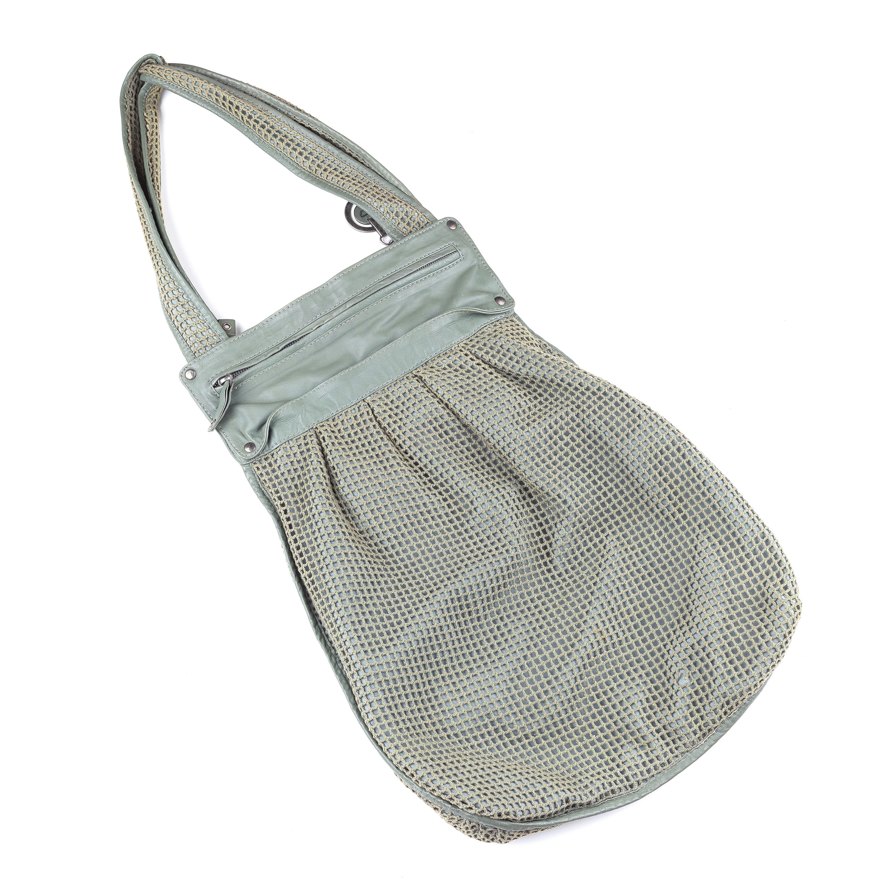 Diesel × Diesel Black Gold Diesel Vintage Sage Green Netted Bag Size ONE SIZE - 2 Thumbnail