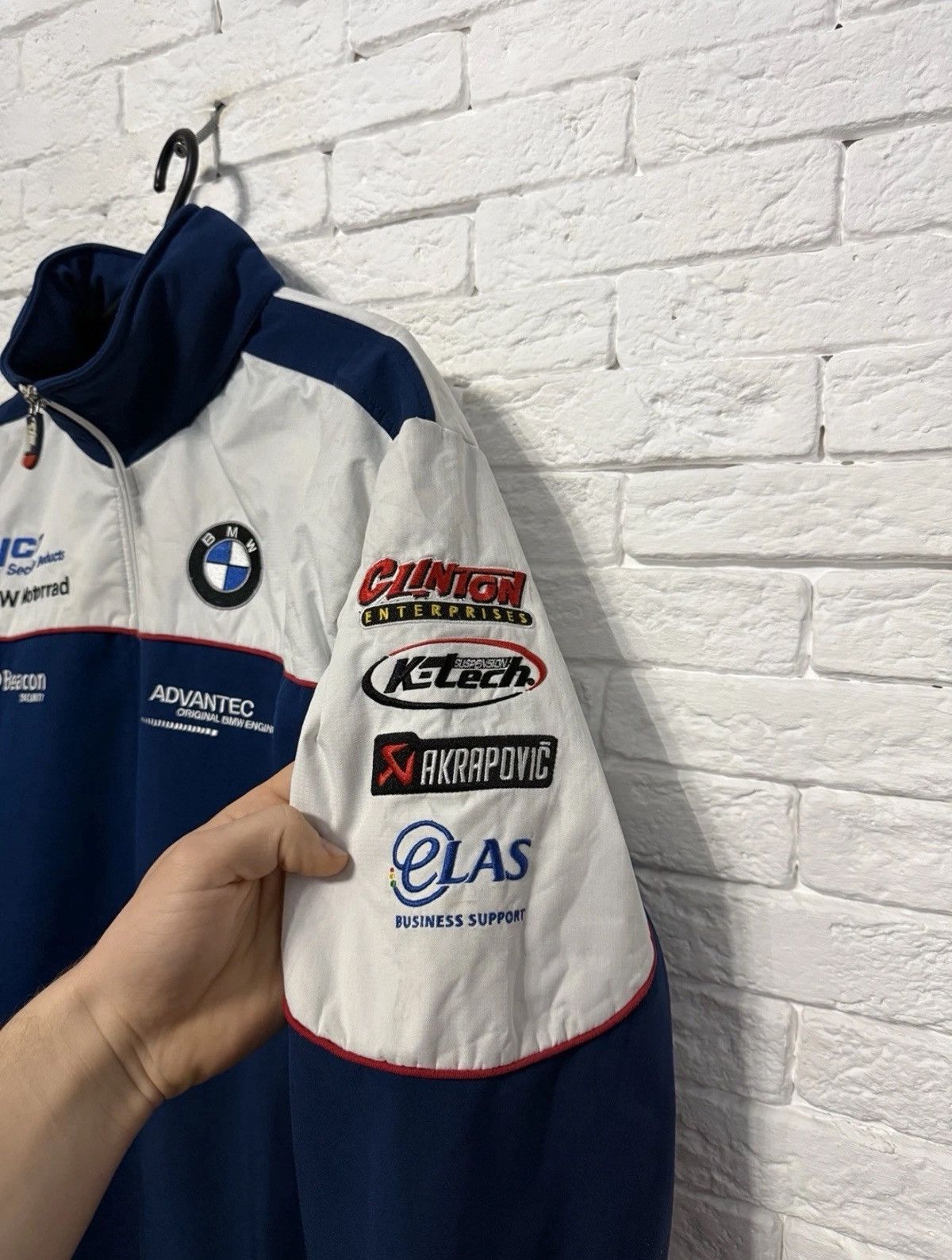 BMW BMW Motorroad Official Racing Shell Hooded Jacket Full Zip Size US XL / EU 56 / 4 - 5 Thumbnail