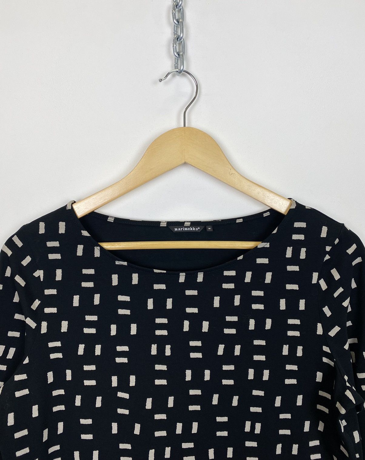 Marimekko Marimekko Geomteric Pattern Top Long Sleeve Ladies Size M Size M / US 6-8 / IT 42-44 - 2 Thumbnail