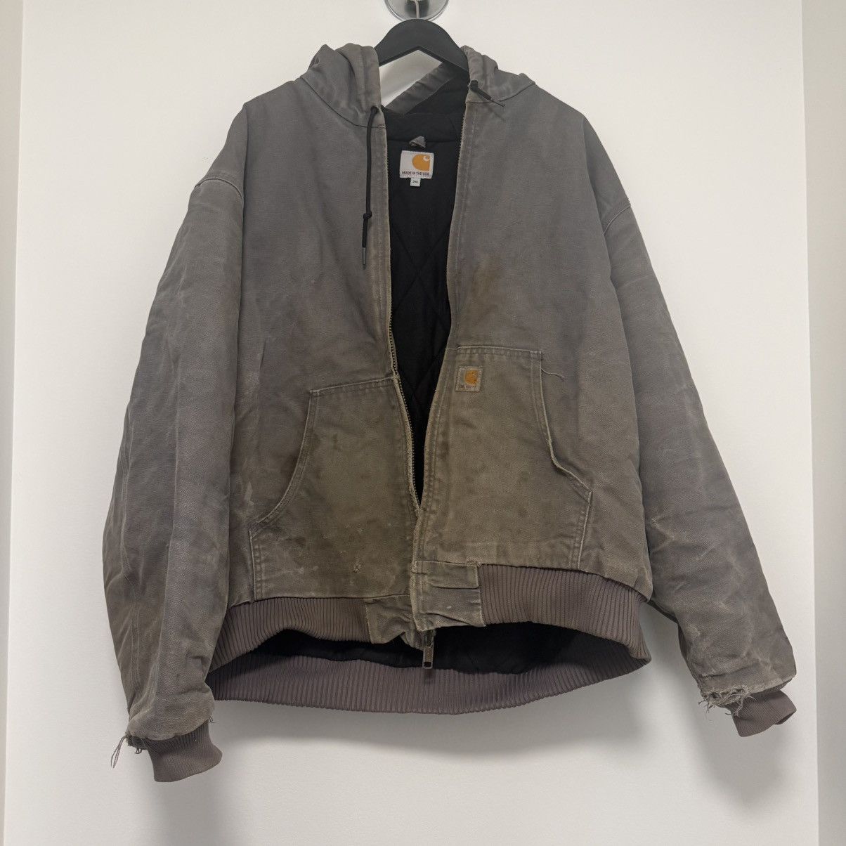 Carhartt Vintage Carhartt Duck Active Jacket (Good Fade/Thrashed) Size US XXL / EU 58 / 5 - 1 Thumbnail
