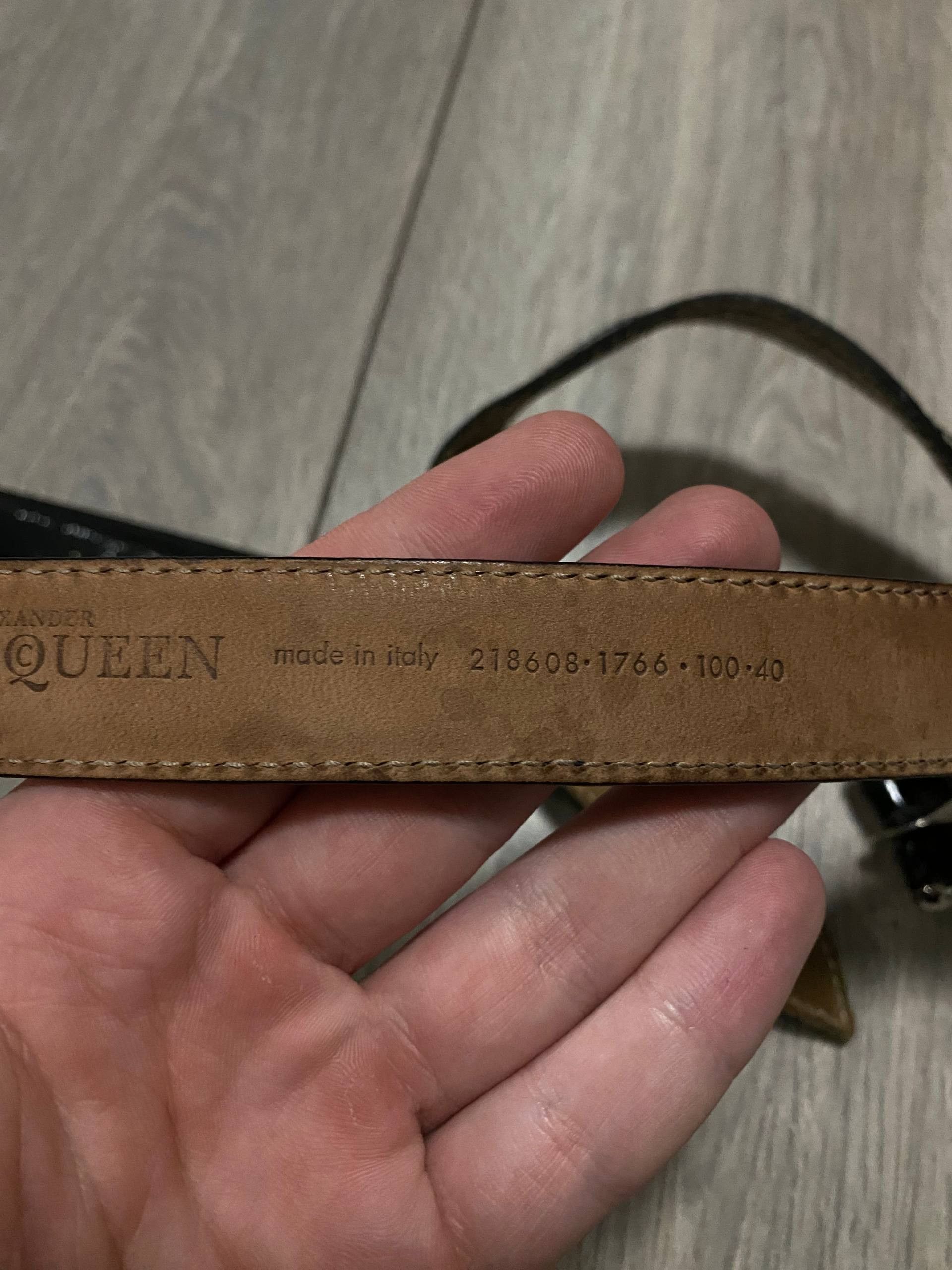 Alexander McQueen Alexander McQueen Stirrup Belt Avant-Garde Leather Black Size ONE SIZE - 7 Thumbnail