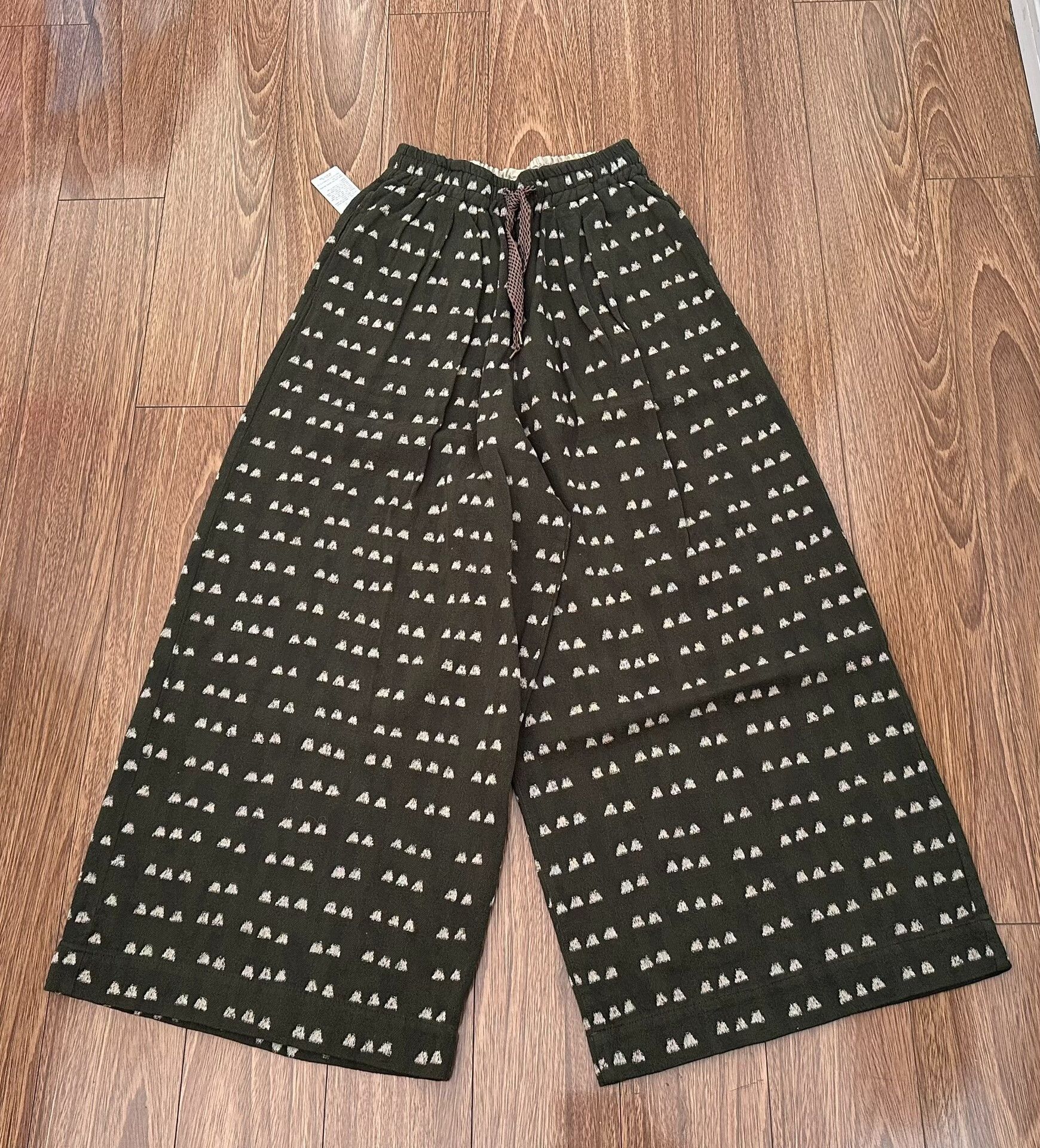 Kapital Kapital Drawstring Printed Embroidered Wide Pants Size 23" - 1 Thumbnail