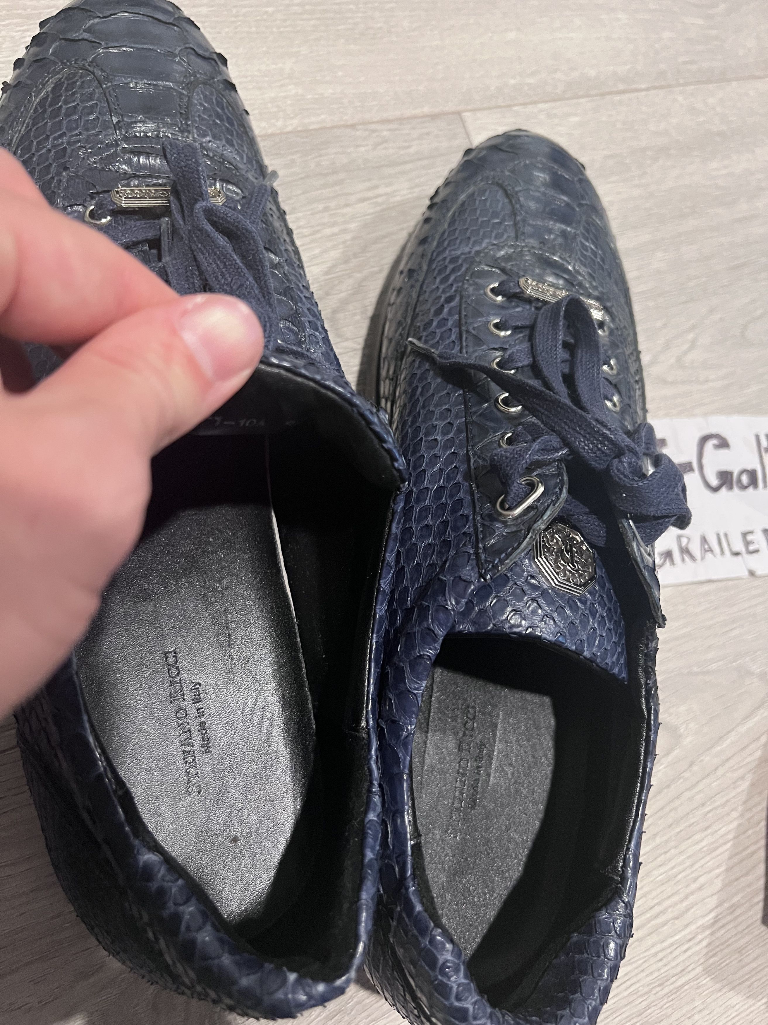 Stefano Ricci Stefano Ricci Ostrich sneakers! Rare! Size US 9 / EU 42 - 12 Thumbnail