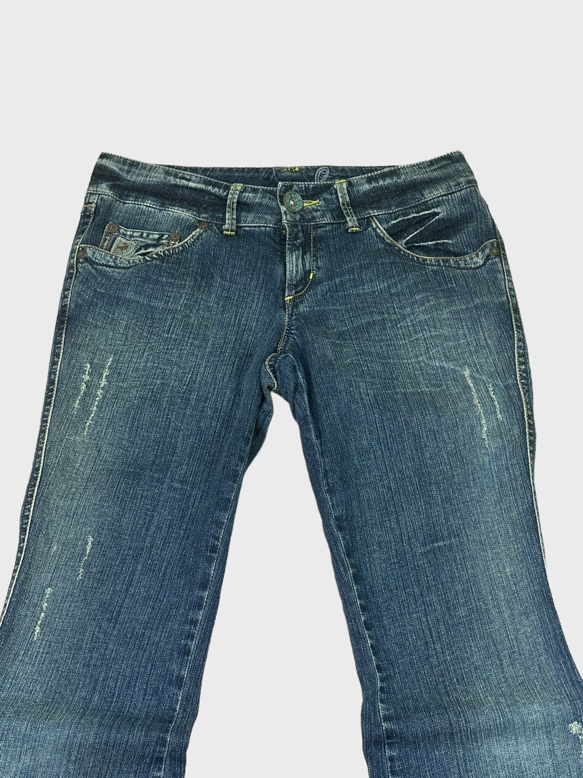 Japanese Brand × Tornado Mart FLARE LION JEANS STUDS POCKET DESIGN DENIM Size US 29 - 3 Thumbnail