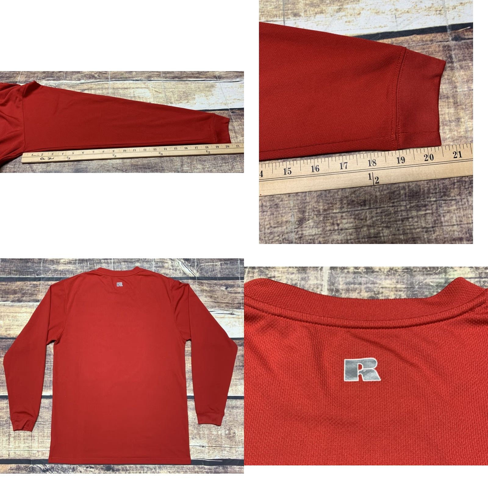 Vintage RUSSELL DRI-POWER Mens Compression Shirt Size Medium Athletic Red Stretchy Shirt Mens Athletic Red DRI-POWER Compression Size US M / EU 48-50 / 2 - 8 Thumbnail