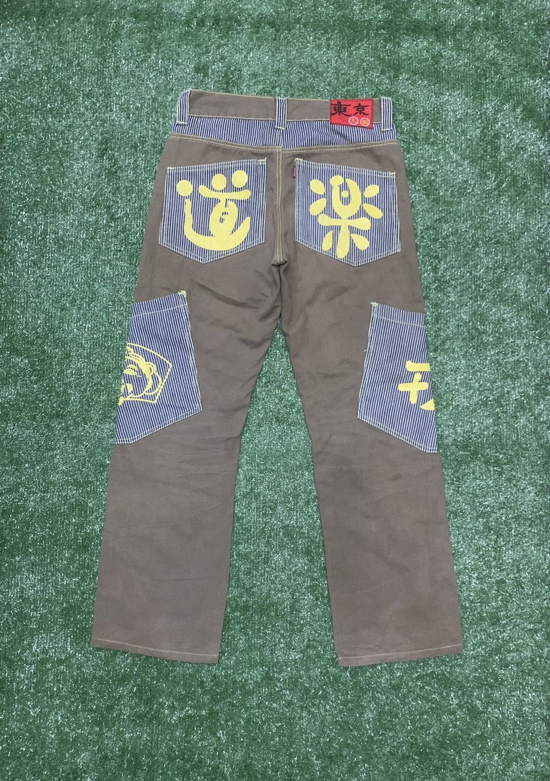 Japanese Brand EVISU HIKORY MULTIPOKET Pants Size US 30 / EU 46 - 1 Thumbnail