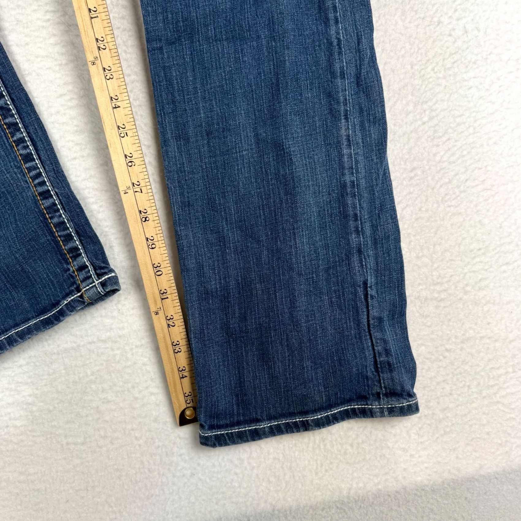 Vintage Y2K Buckle Bke Jeans Distressed Grunge Blue Denim 5-Pocket Straight Vintage? No, Distressed jeans not vintage 34x36 Mens 30x37 (Fits 34x36) Size US 34 / EU 50 - 7 Thumbnail