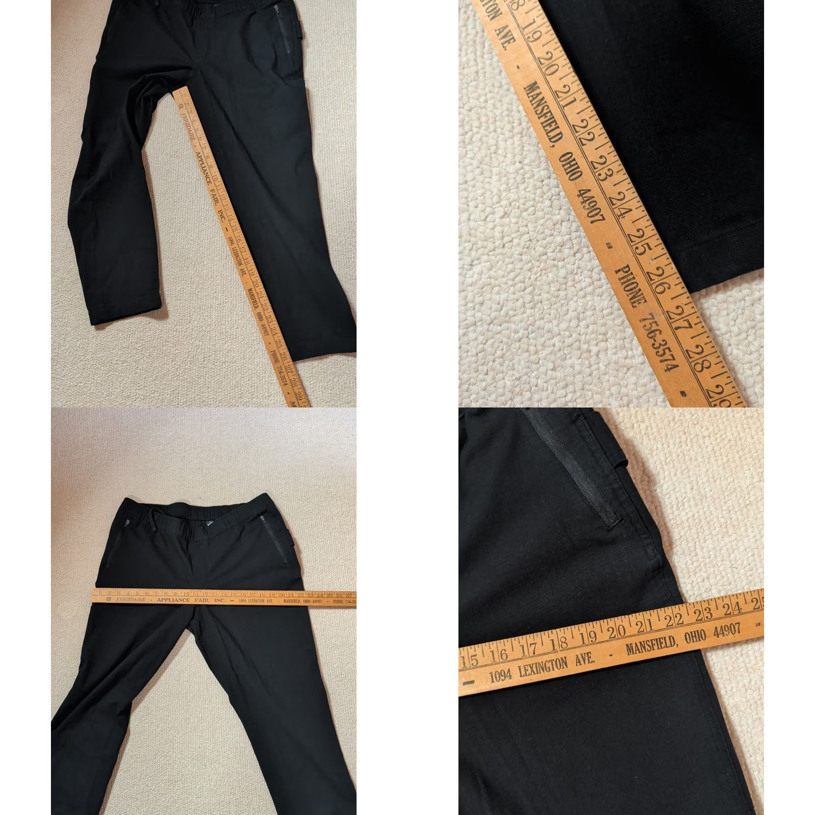 Carhartt Carhartt Force Ripstop Work Pants Women Large Black Relaxed Fit Cargo Utility Pants Size 36" / US 14 / IT 50 - 9 Thumbnail