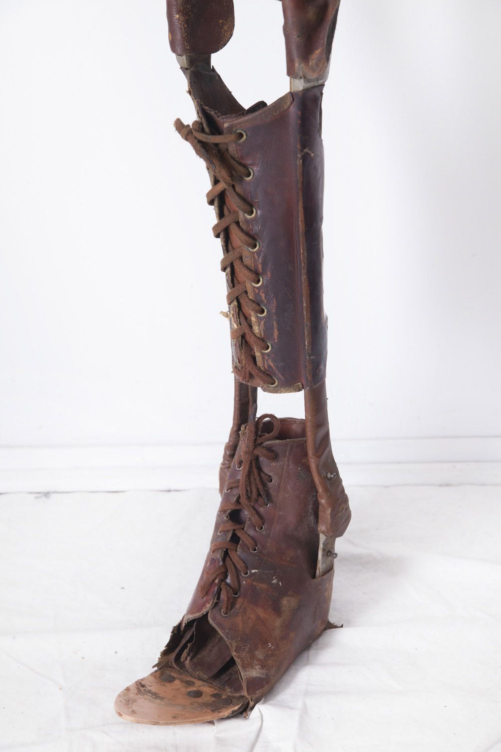 Vintage Antique early XXth leg brace Size US 30 / EU 46 - 6 Thumbnail