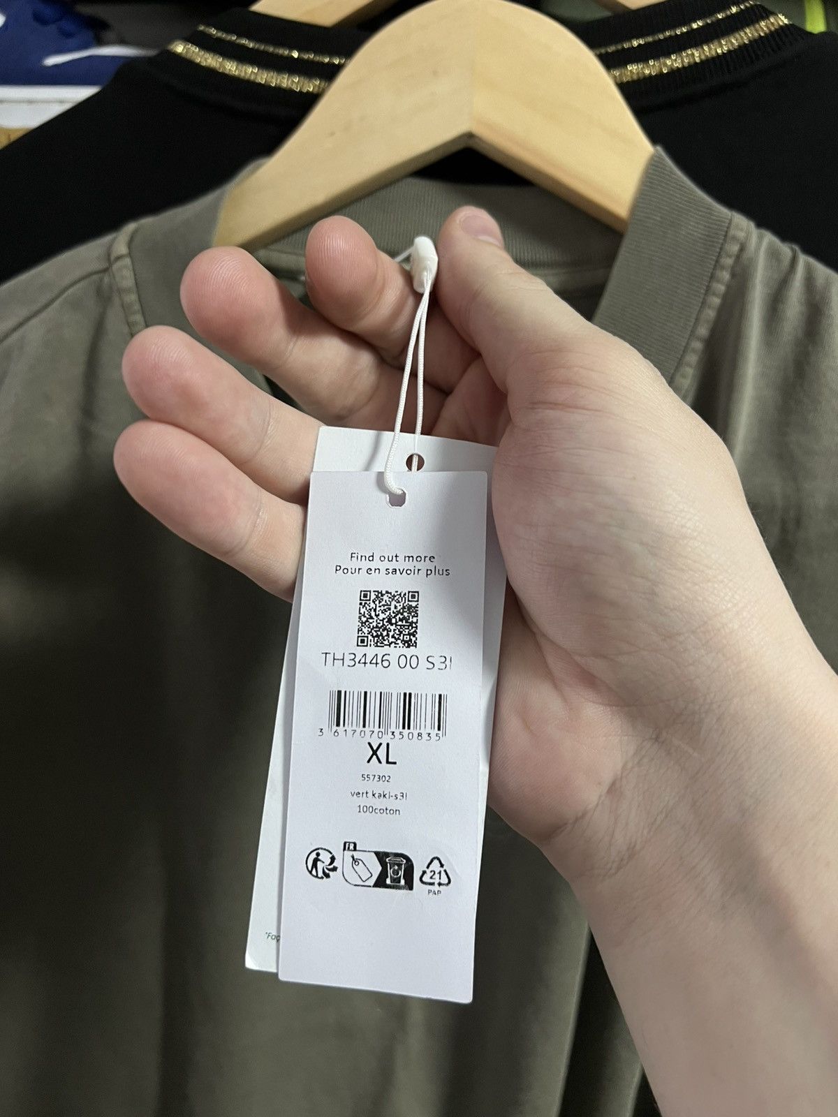 Lacoste Lacoste Loose Fit Embroidered Logo T‑Shirt Khaki Green Y2K Size US XL / EU 56 / 4 - 17 Thumbnail