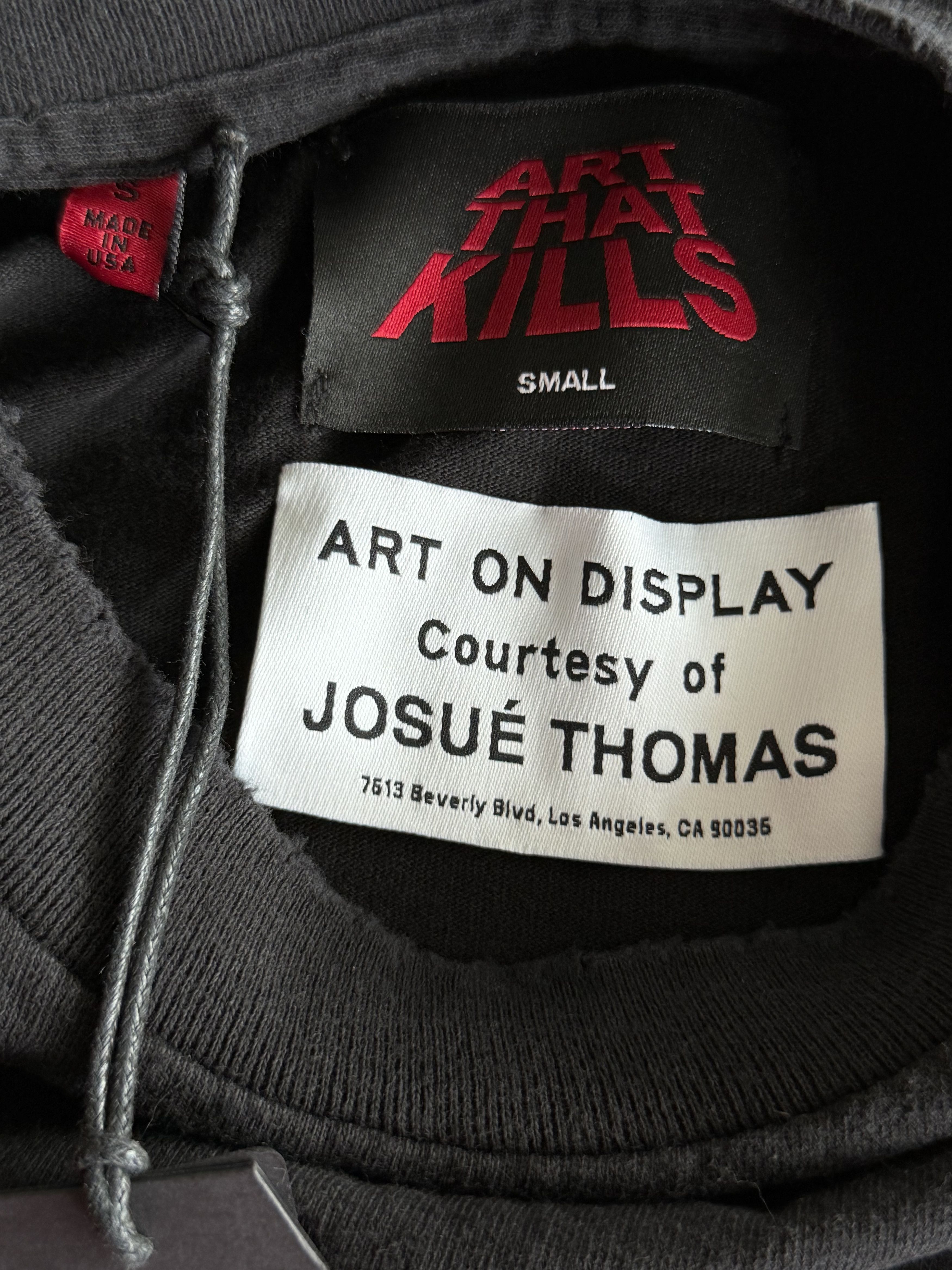 Gallery Dept. Black & Red Art That Kills Logo Longsleeve T-Shirt Size US L / EU 52-54 / 3 - 3 Thumbnail