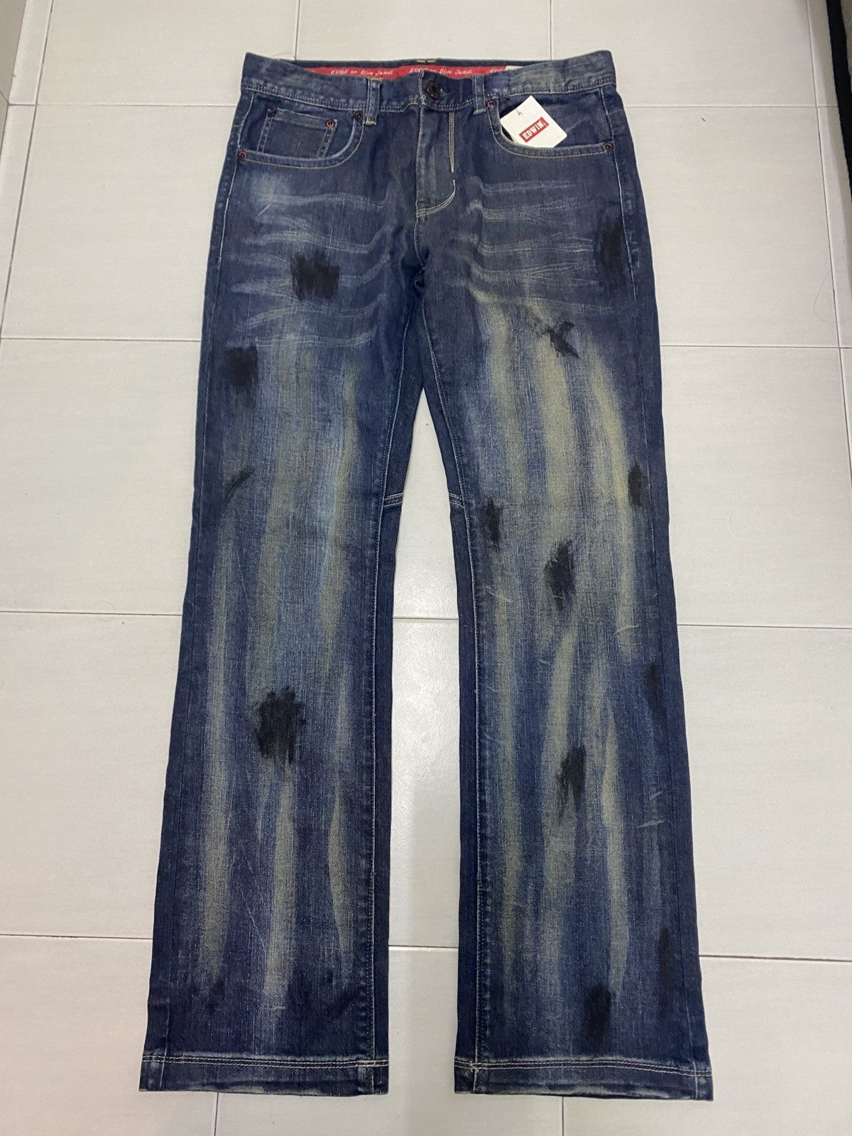 Edwin × Japanese Brand × Vintage EDWIN JEANS RARE DESIGN Size US 32 / EU 48 - 1 Thumbnail