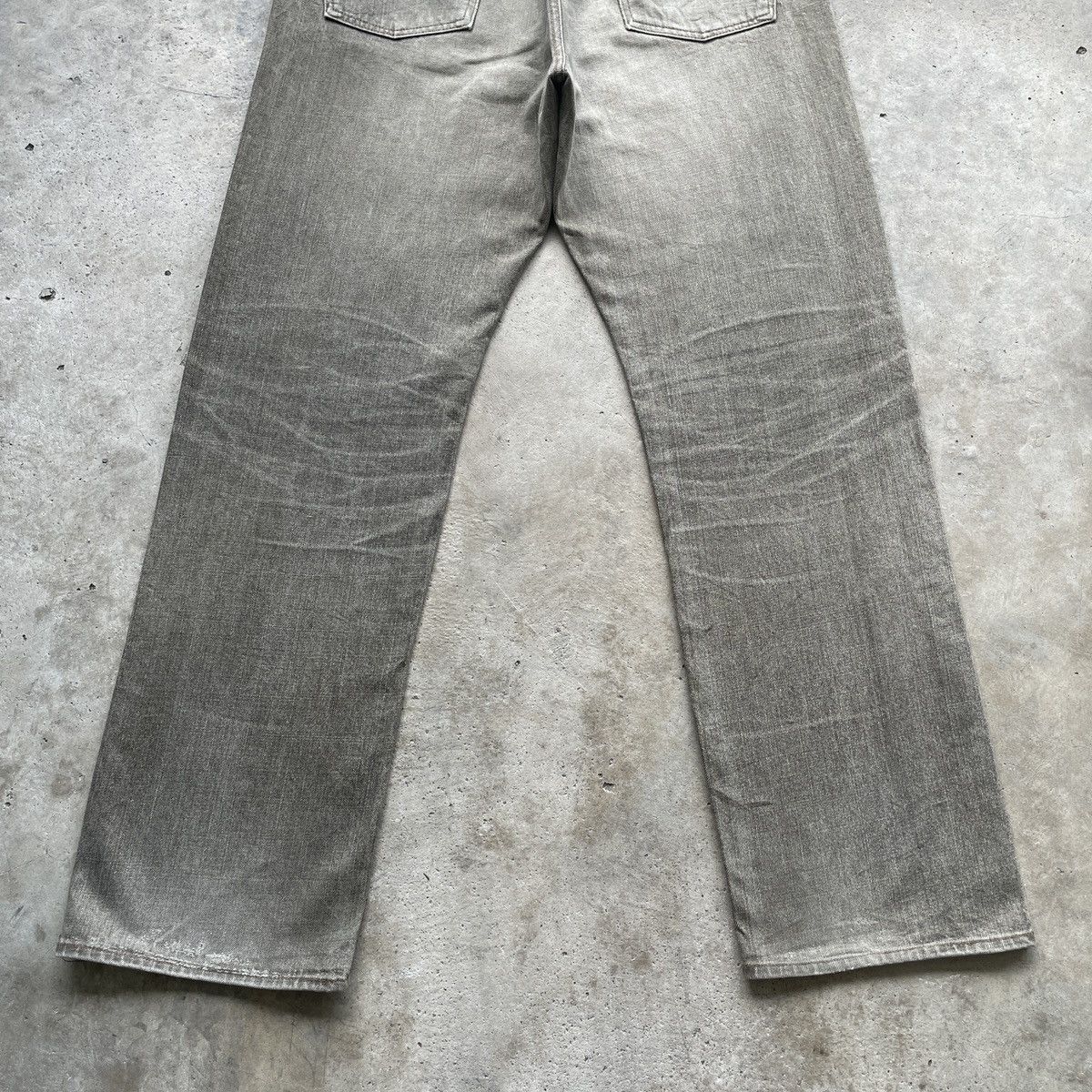 Japanese Brand × Jean × Vintage Japan Vintage Baggy Denim Faded Greyish Browns Jeans Pants Size US 34 / EU 50 - 10 Thumbnail