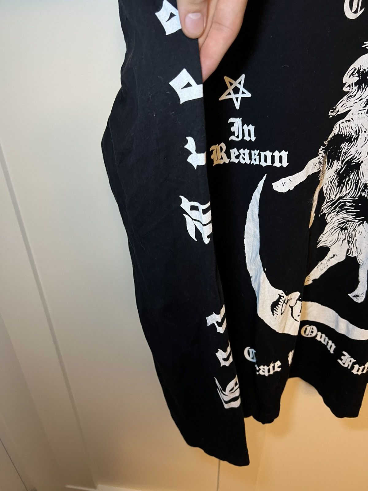 Vintage Vintage Black Craft cult goat moon aop longsleeve shirt Size US XL / EU 56 / 4 - 6 Thumbnail