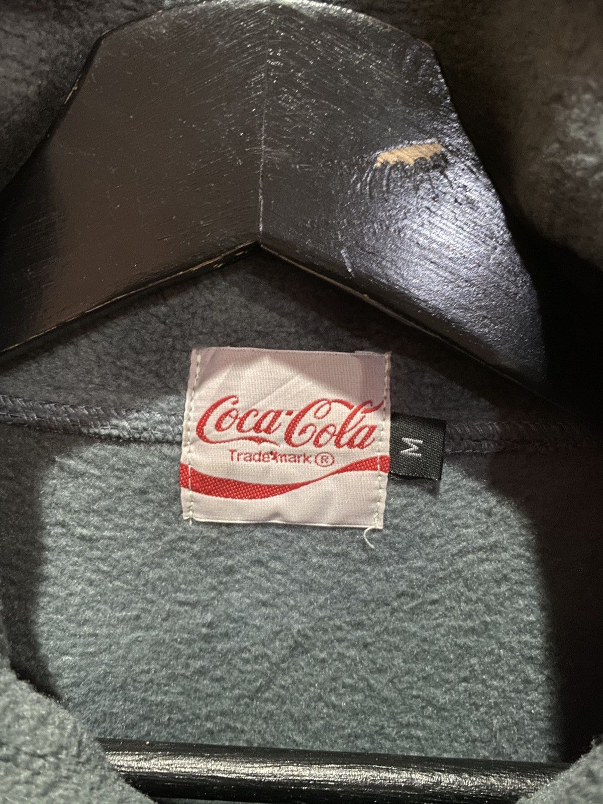 Coca Cola VINTAGE COCA COLA 1/4 ZIPPER FLEECE JACKET Size US M / EU 48-50 / 2 - 5 Thumbnail