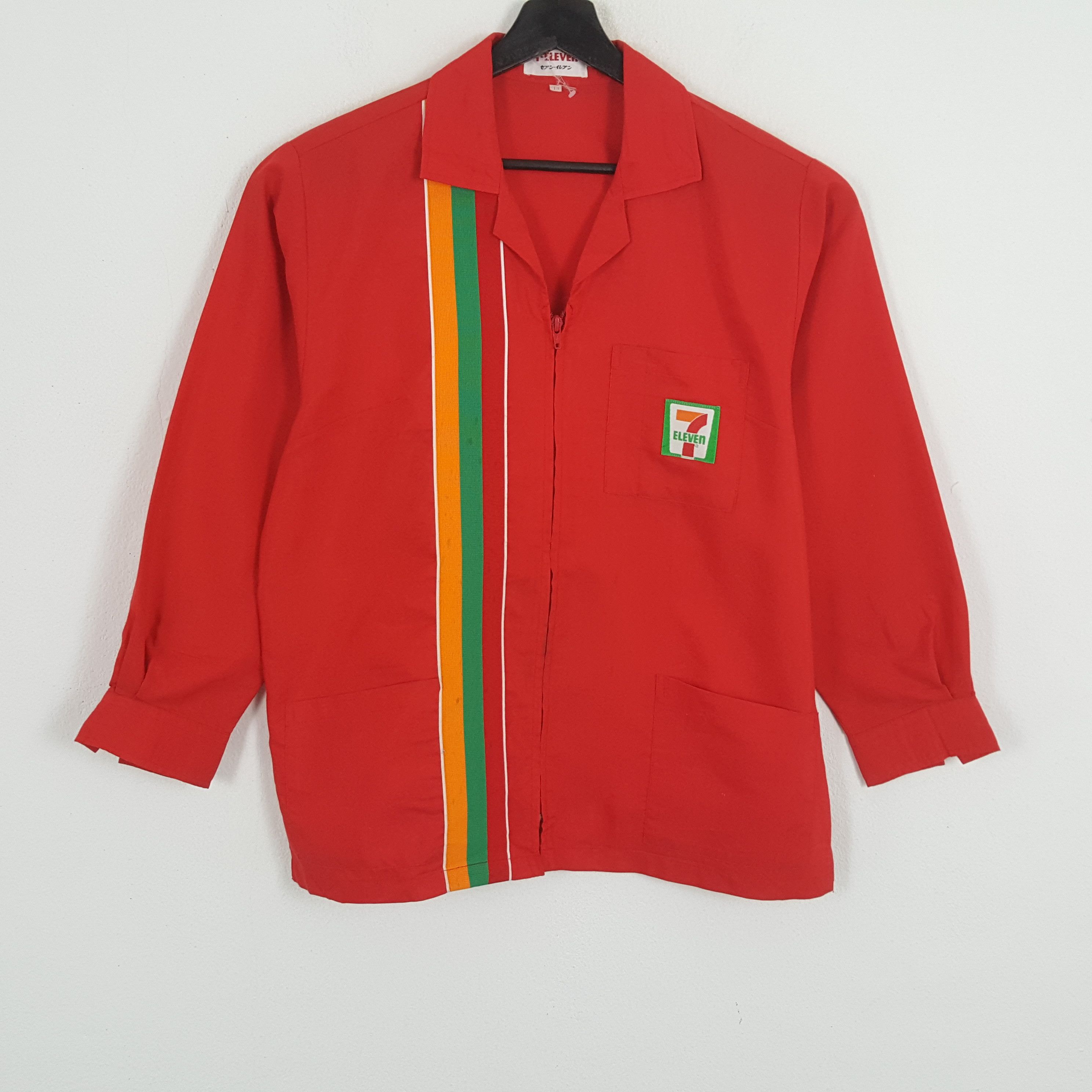Japanese Brand × Vintage 7 ELEVEn Japanese Workers Workwear Jacket Size US M / EU 48-50 / 2 - 1 Thumbnail