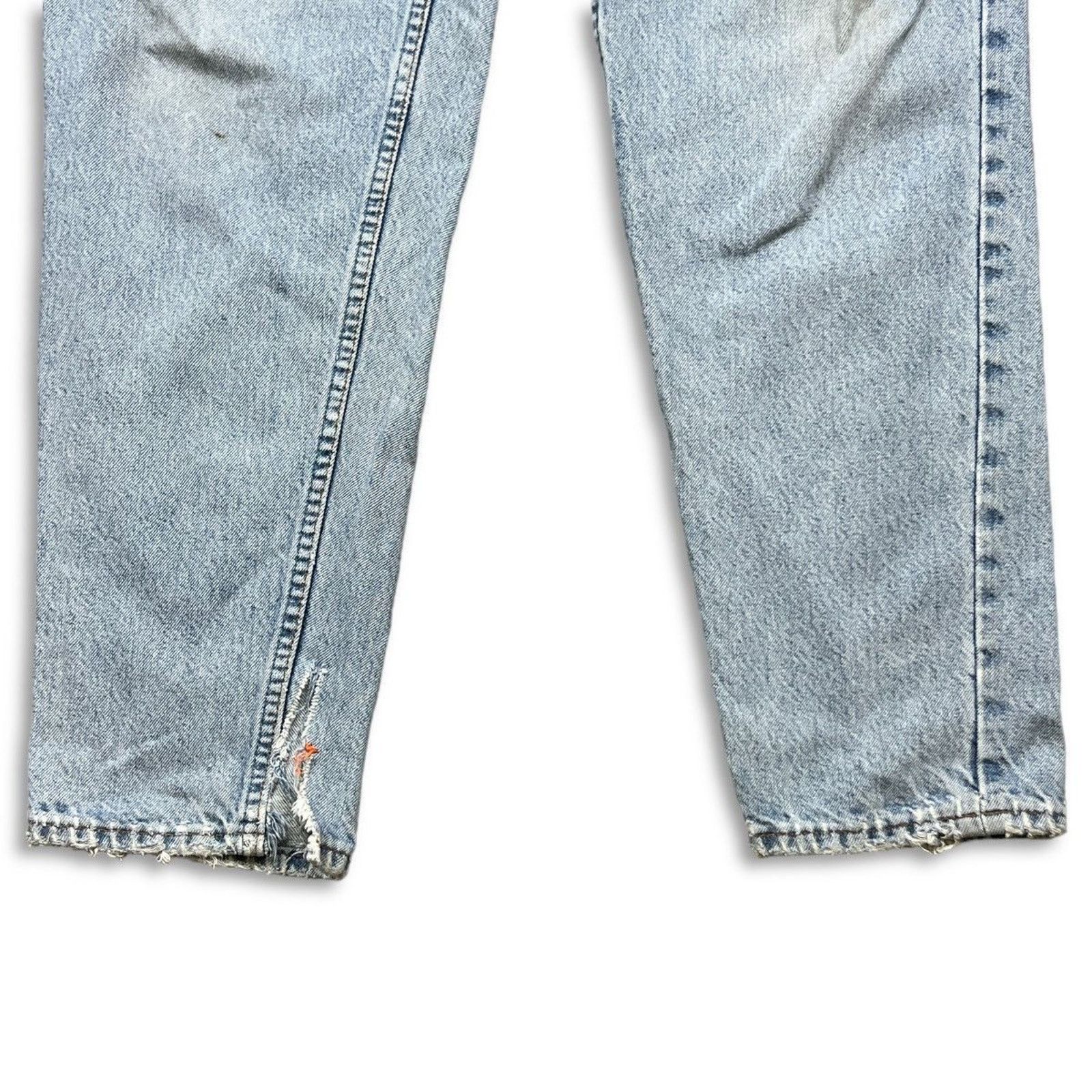 Levi's × Vintage Vintage Levi's 532 Jeans 34x32 Blue Thrashed 90s Denim Pants Size US 34 / EU 50 - 2 Thumbnail