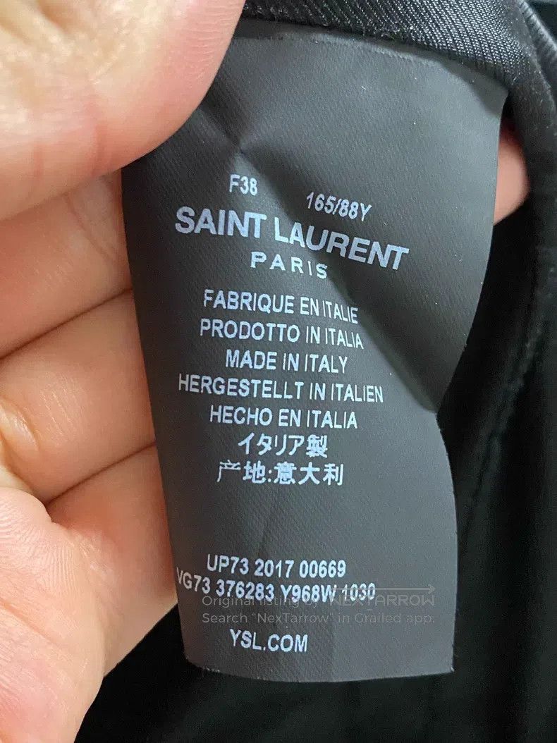 Saint Laurent Paris Saint Laurent Paris Baseball Jacket Blazer Size XS / US 0-2 / IT 36-38 - 4 Thumbnail