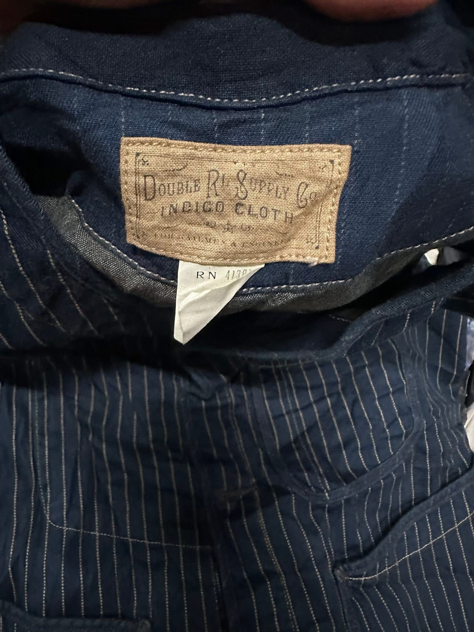 RRL Ralph Lauren 🔥RARE Vintage RRL Ralph Lauren Indigo Hickory Stripes Vest Size US S / EU 44-46 / 1 - 8 Thumbnail